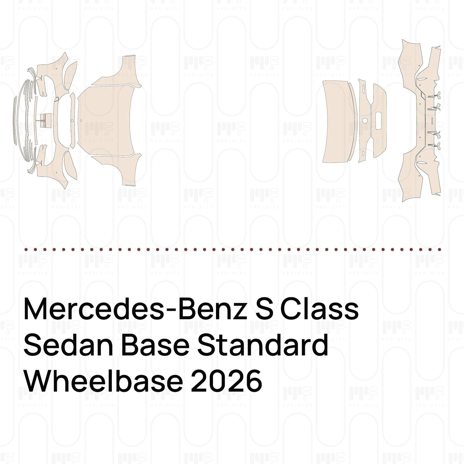 Pre-CutPPFMercedes-BenzSClassSedanBaseStandardWheelbase2026