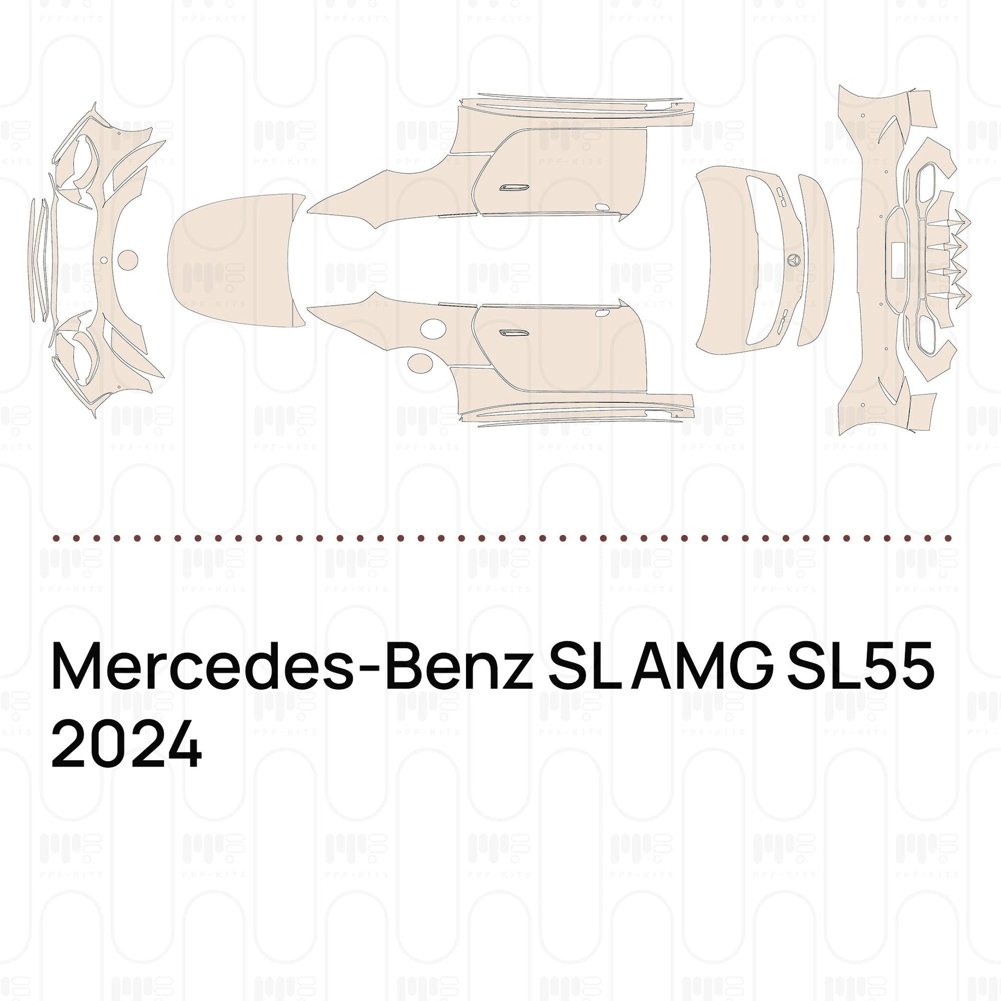 Pre-CutPPFMercedes-BenzSLAMGSL552024
