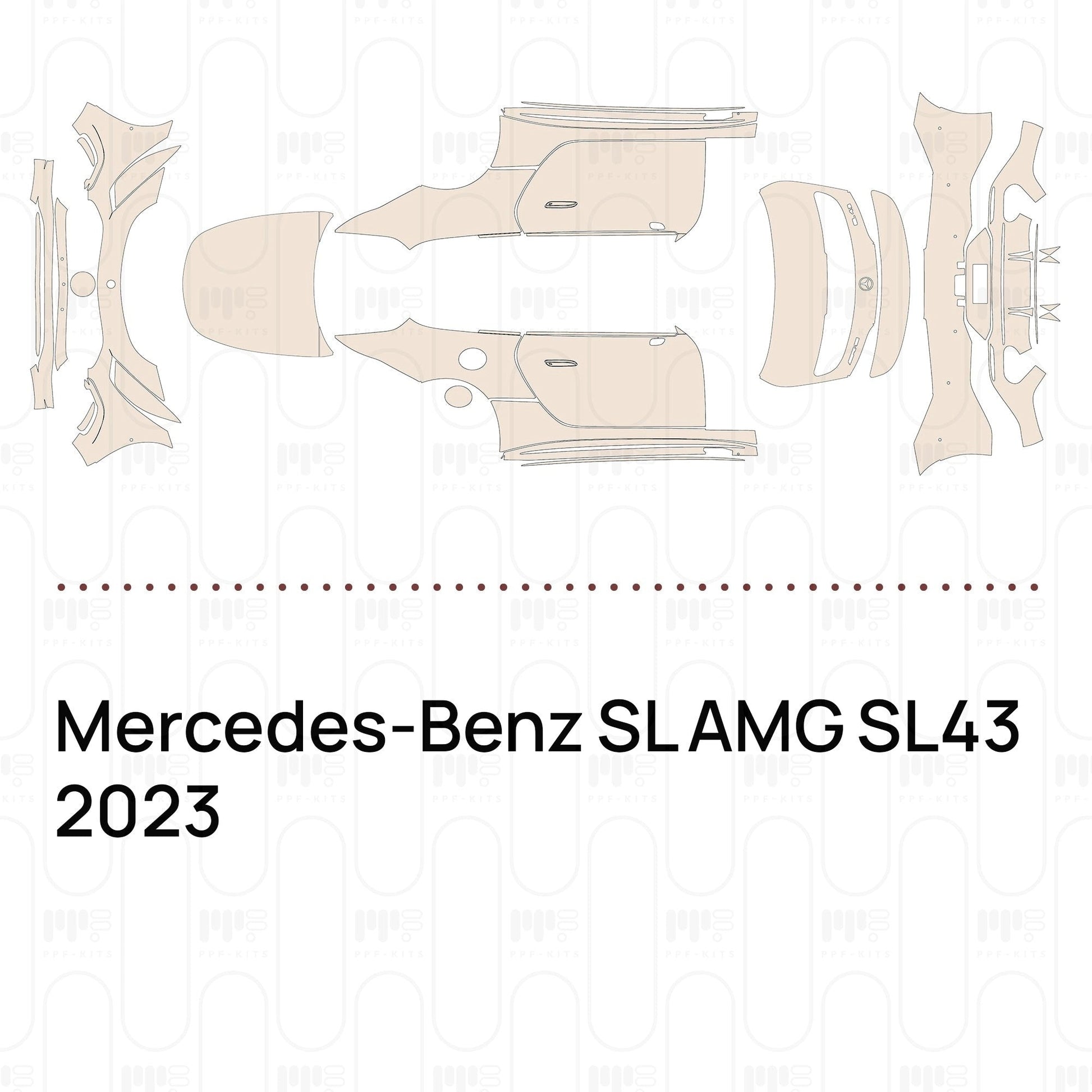 Pre-CutPPFMercedes-BenzSLAMGSL432023