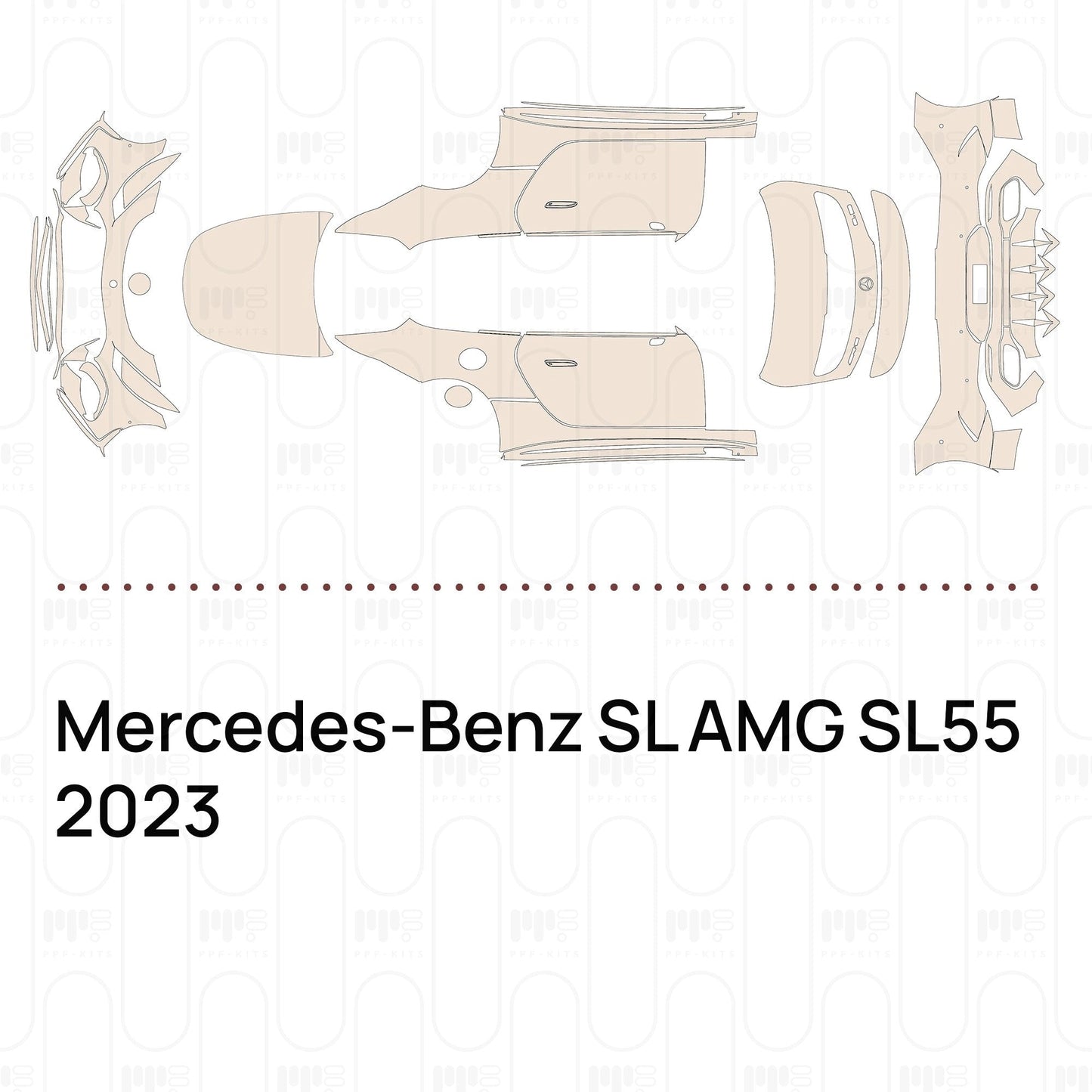 Pre-CutPPFMercedes-BenzSLAMGSL552023