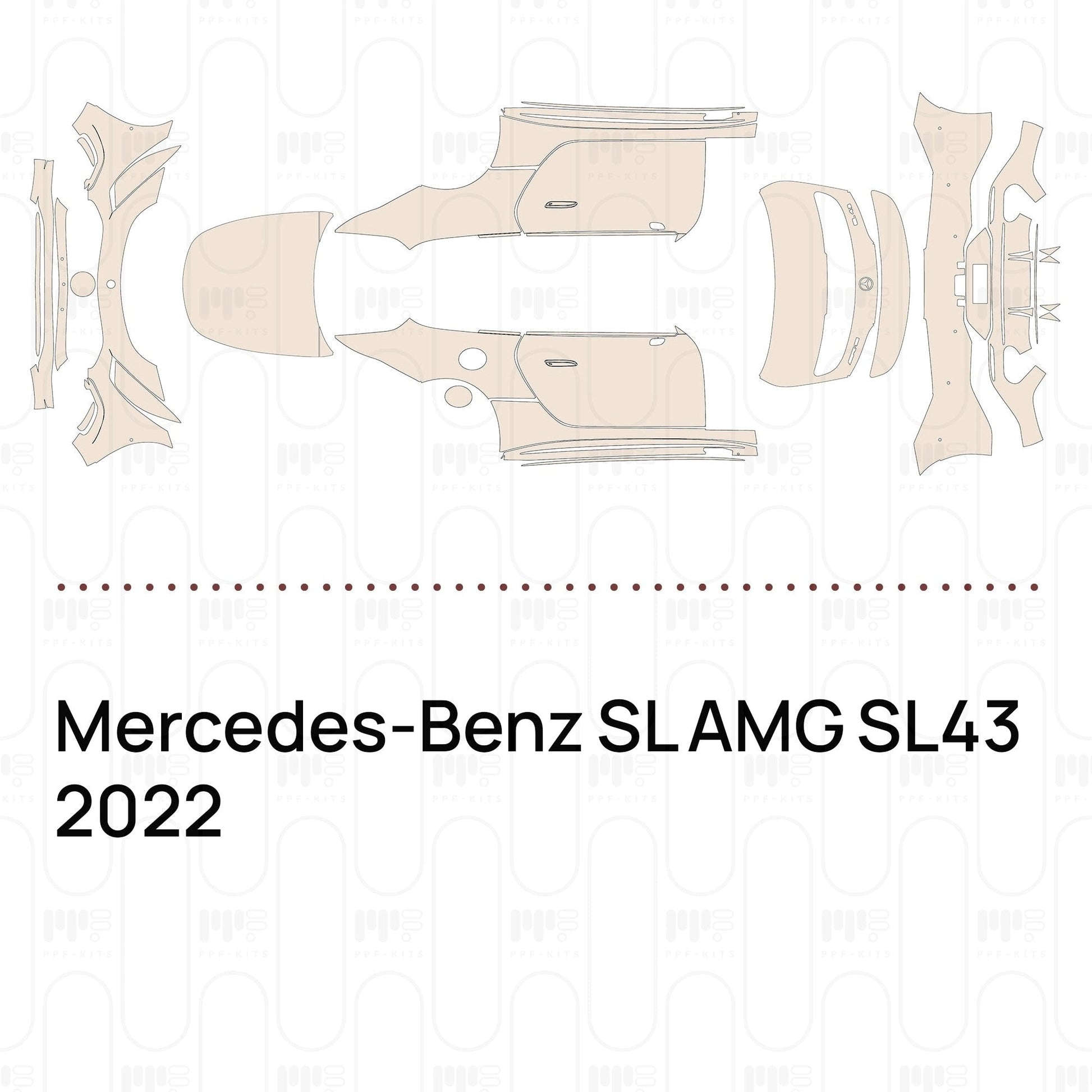 Pre-CutPPFMercedes-BenzSLAMGSL432022