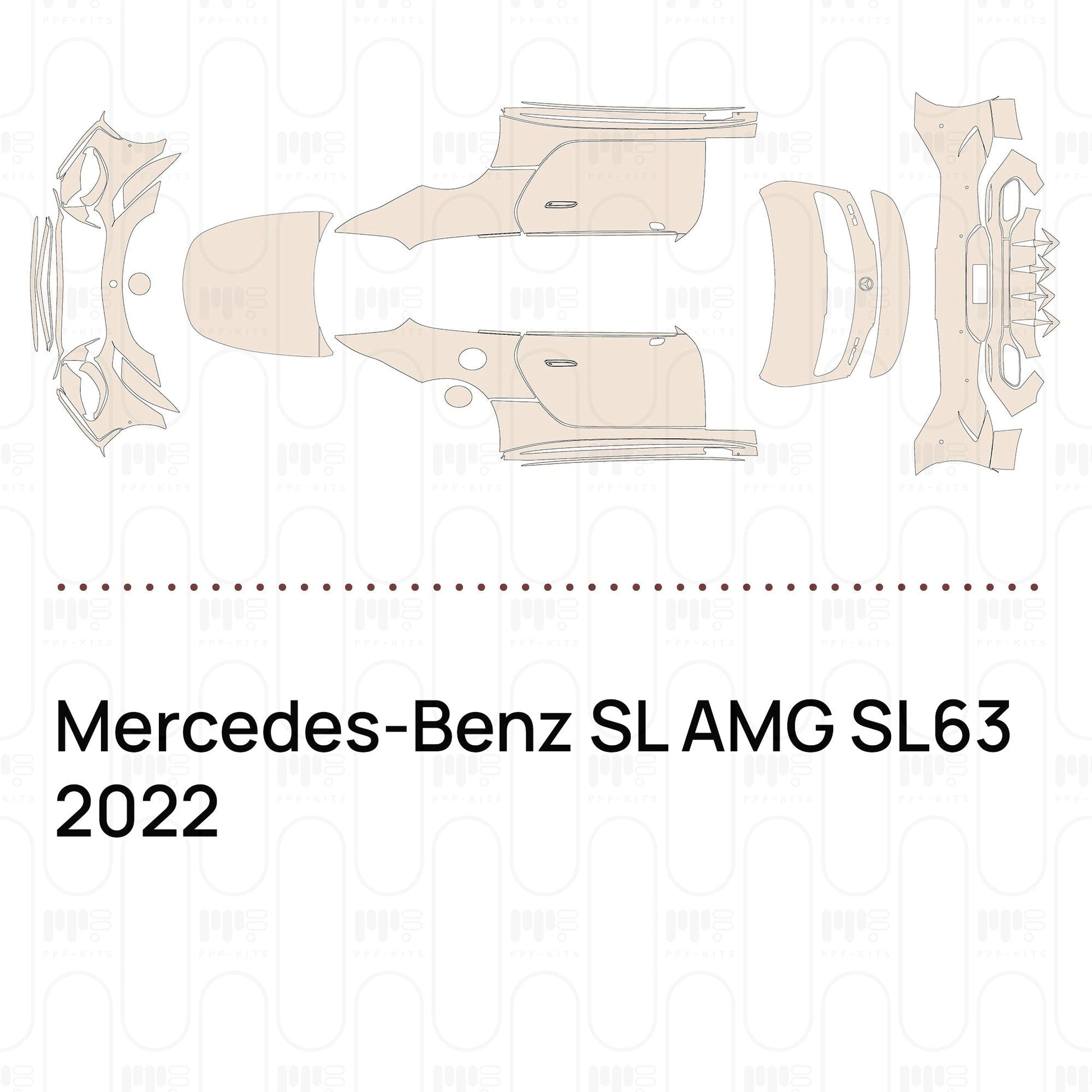 Pre-CutPPFMercedes-BenzSLAMGSL632022