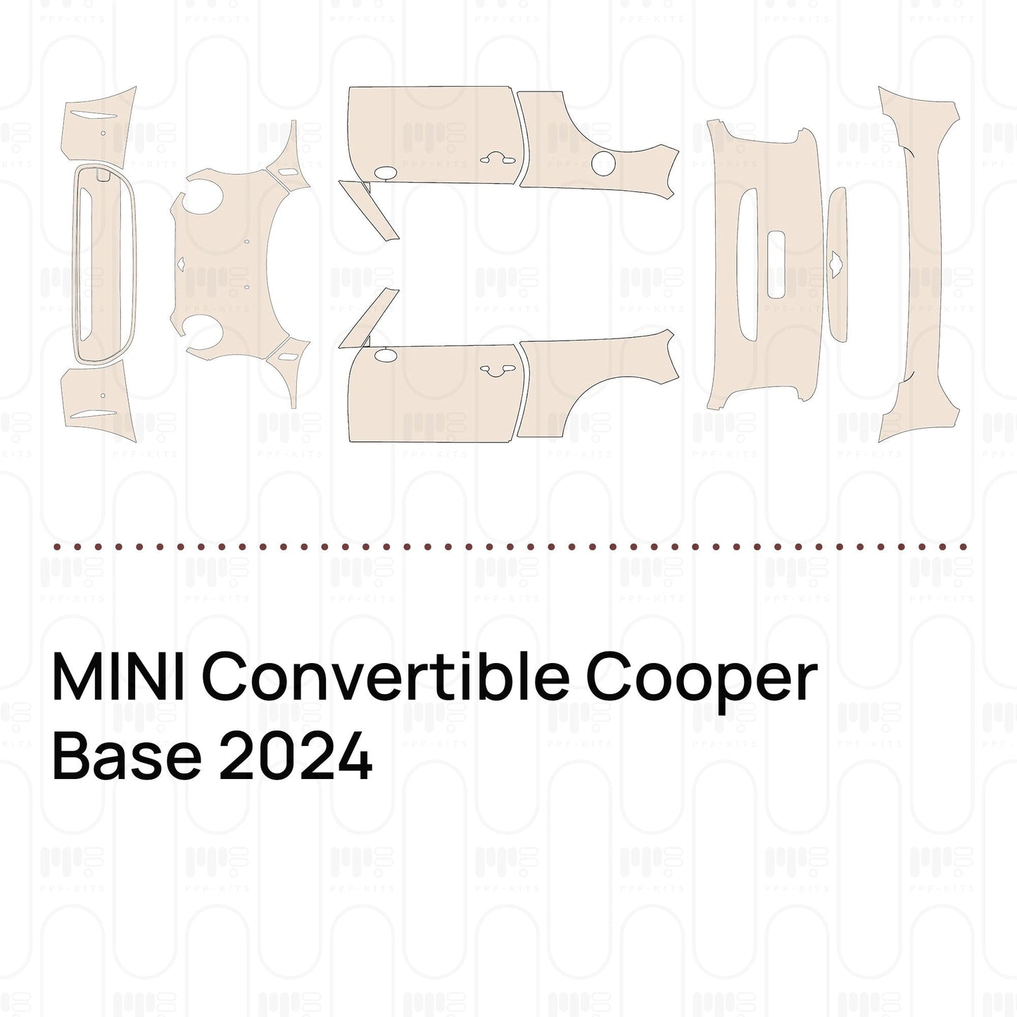 Pre-CutPPFMINIConvertibleCooperBase2024