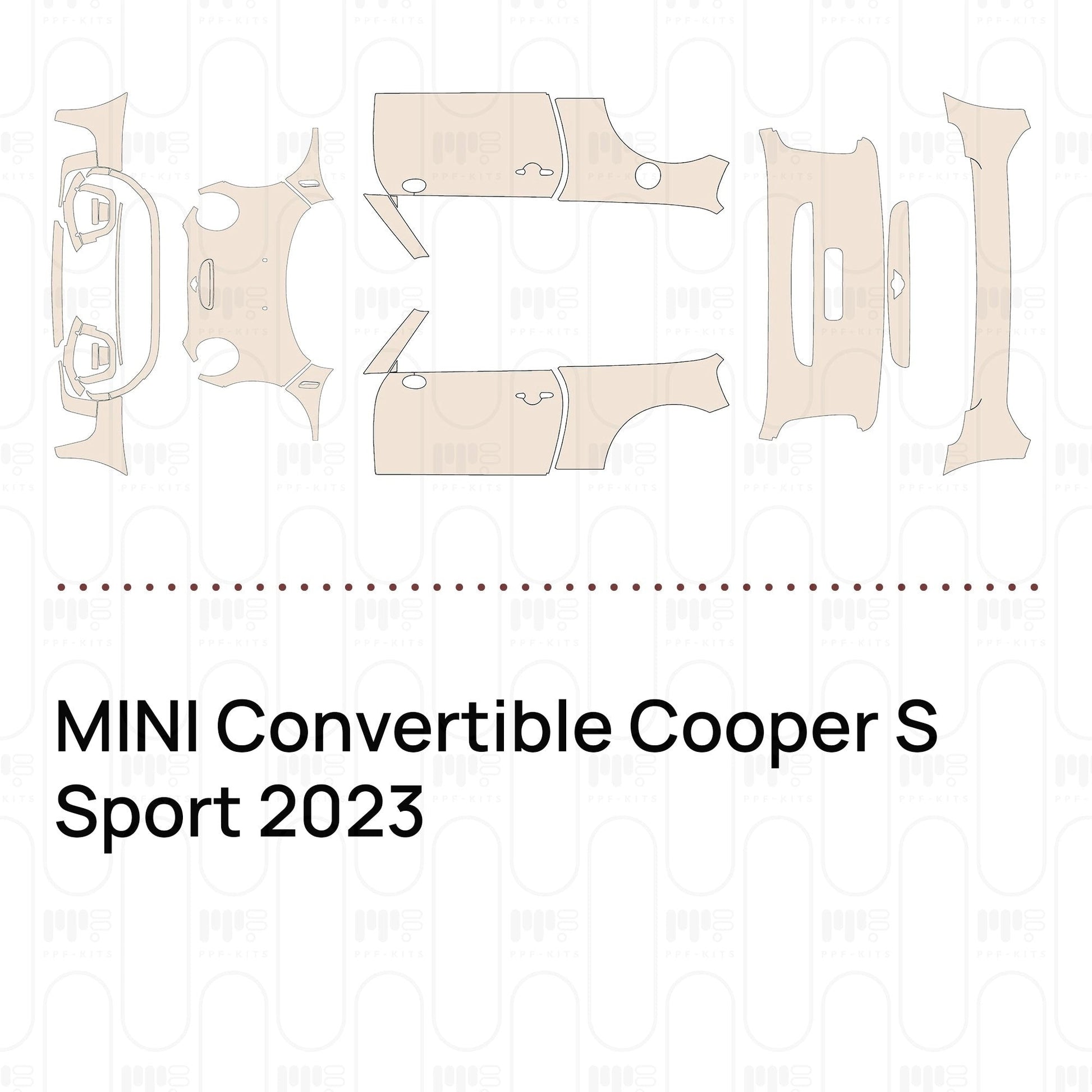 Pre-CutPPFMINIConvertibleCooperSSport2023