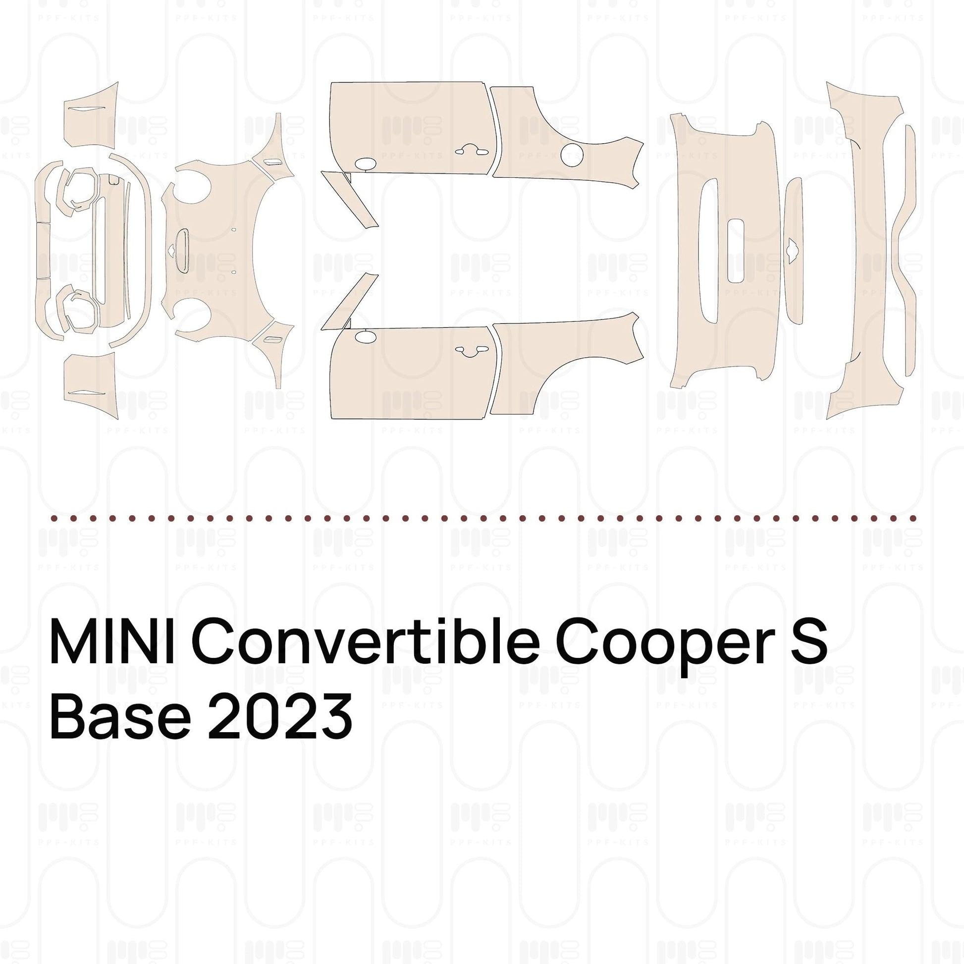Pre-CutPPFMINIConvertibleCooperSBase2023