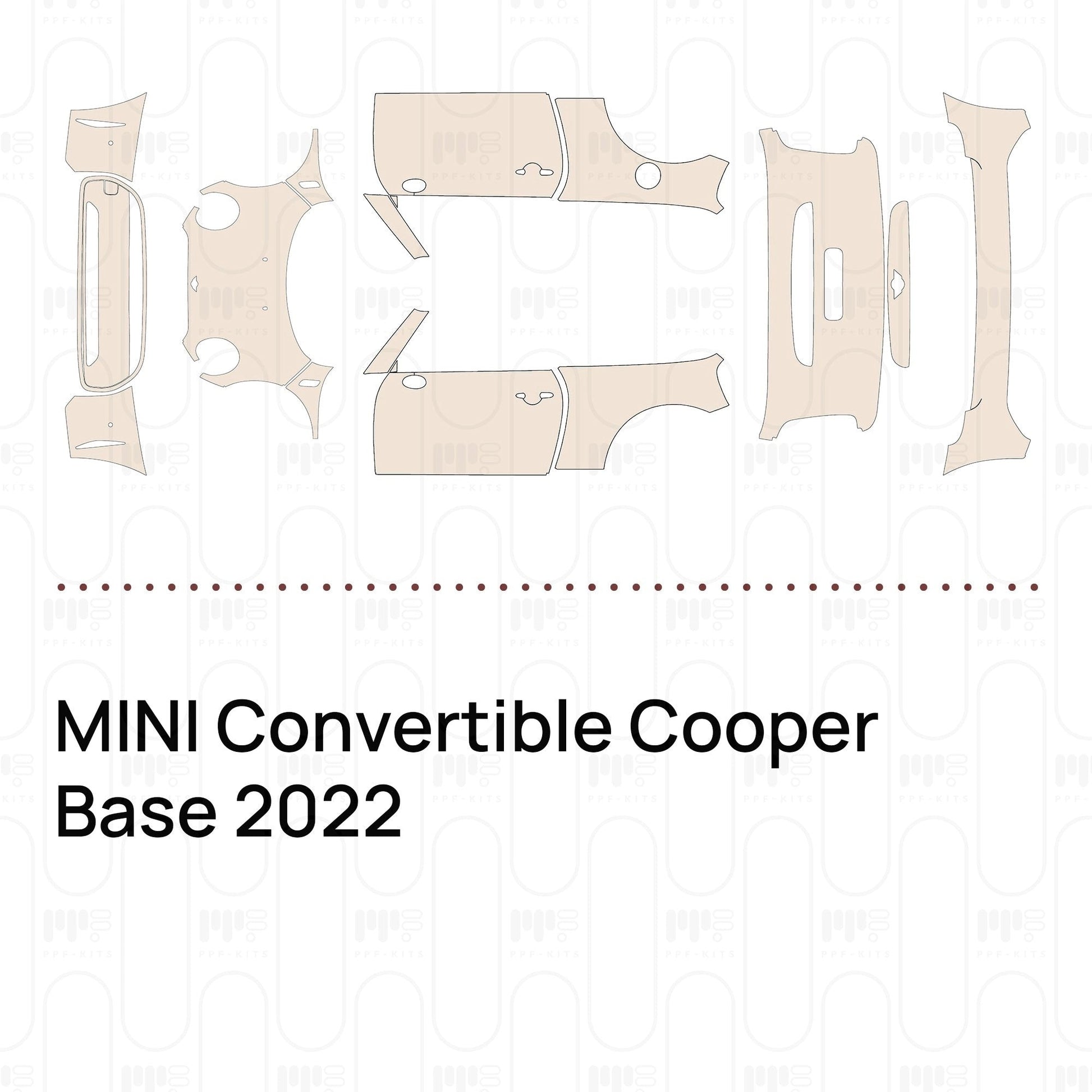 Pre-CutPPFMINIConvertibleCooperBase2022