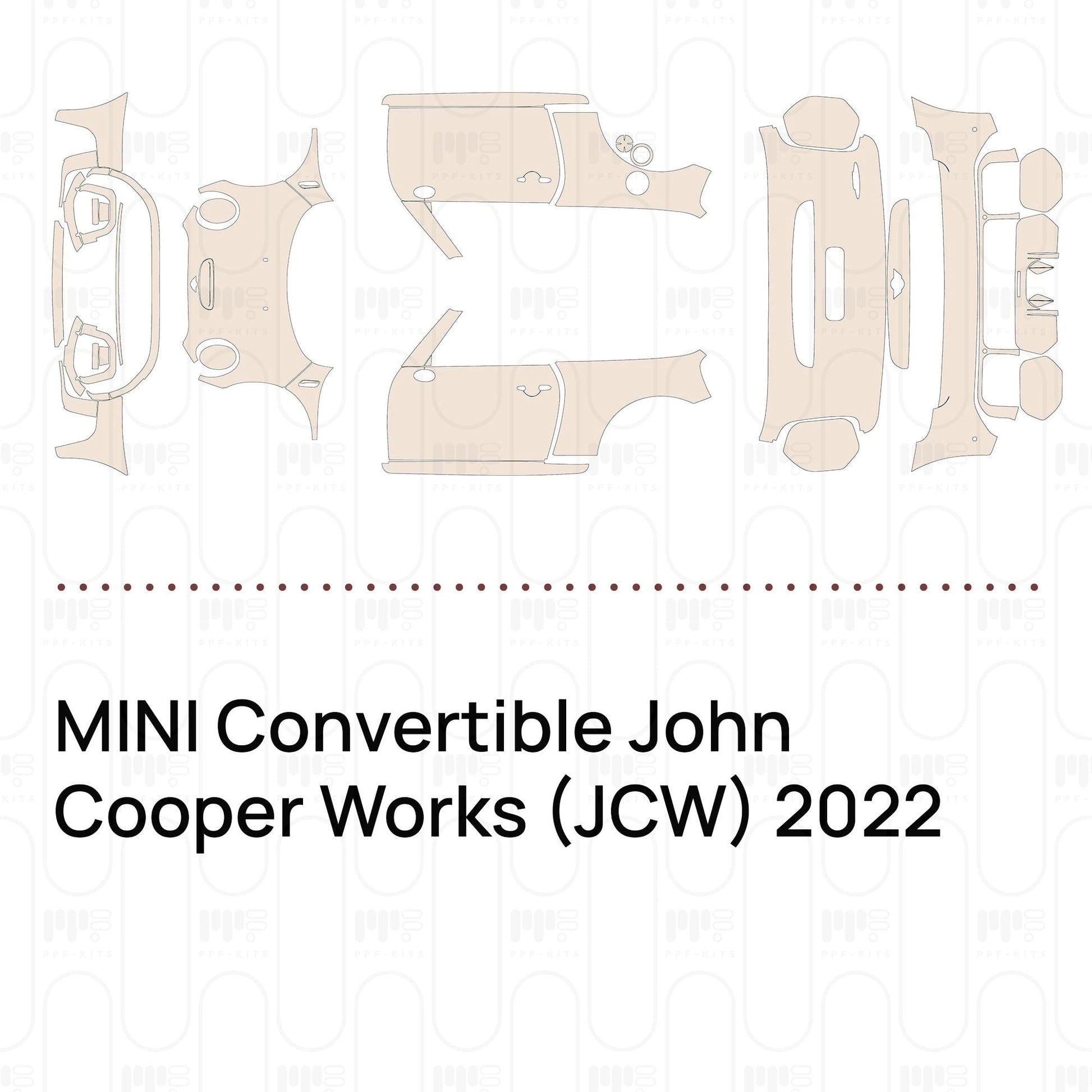 Pre-CutPPFMINIConvertibleJohnCooperWorks(JCW)2022