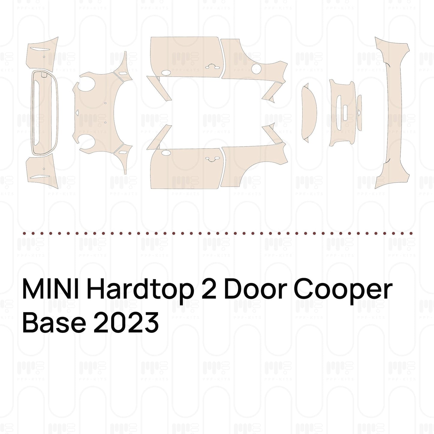 Pre-CutPPFMINIHardtop2DoorCooperBase2023