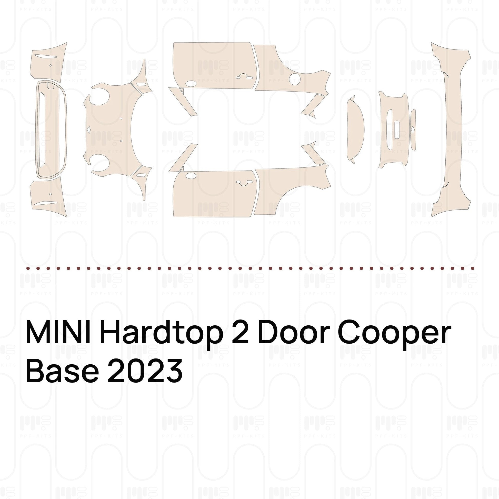 Pre-CutPPFMINIHardtop2DoorCooperBase2023