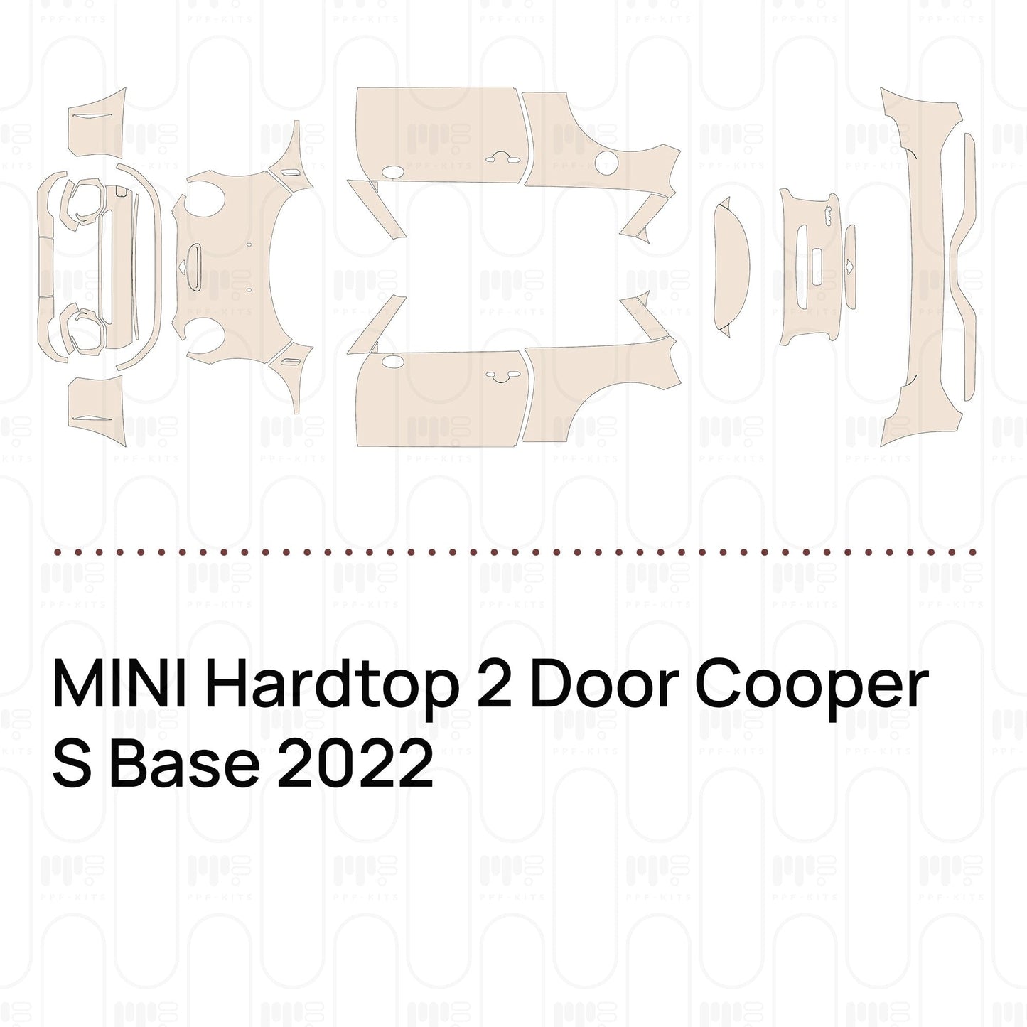 Pre-CutPPFMINIHardtop2DoorCooperSBase2022