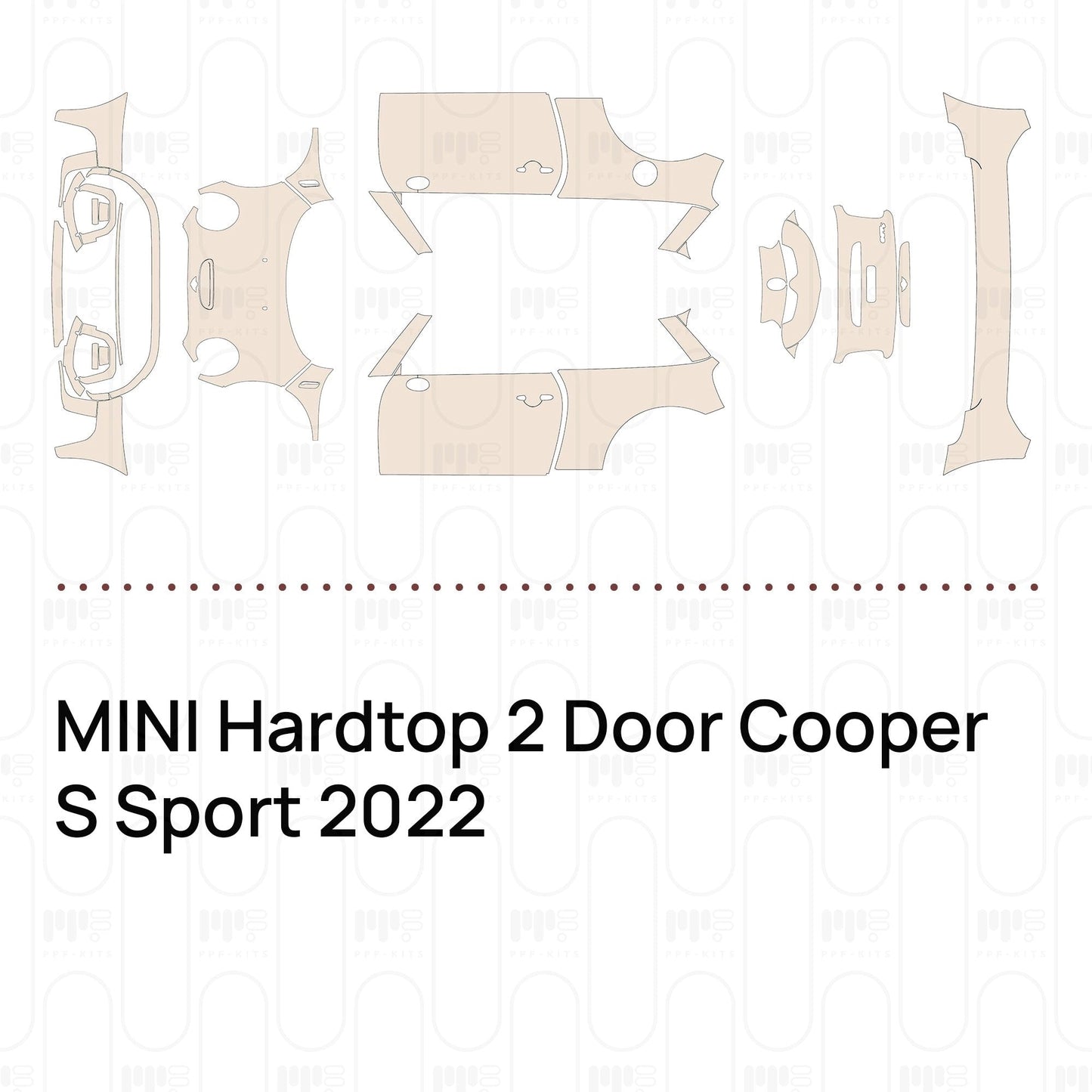 Pre-CutPPFMINIHardtop2DoorCooperSSport2022