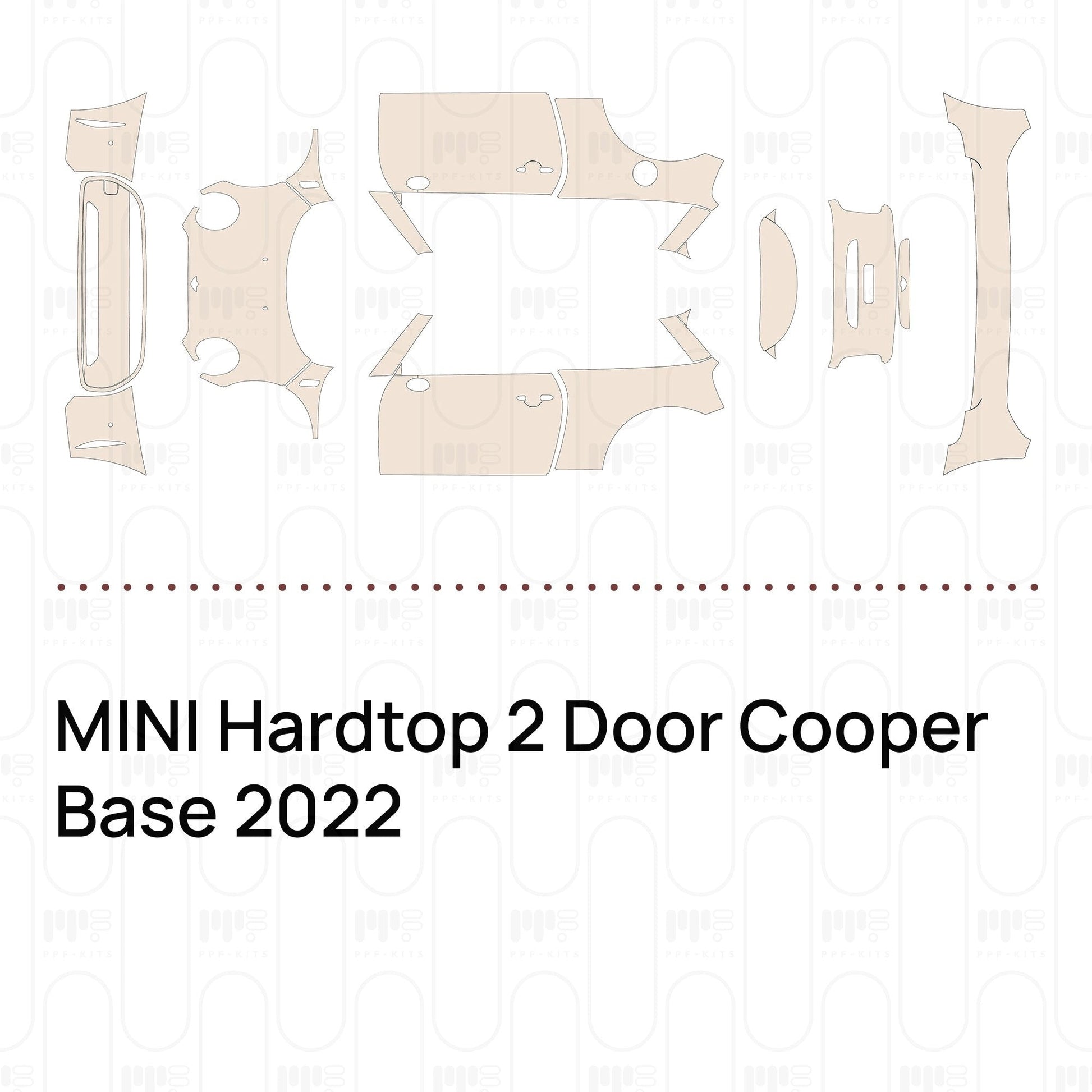 Pre-CutPPFMINIHardtop2DoorCooperBase2022