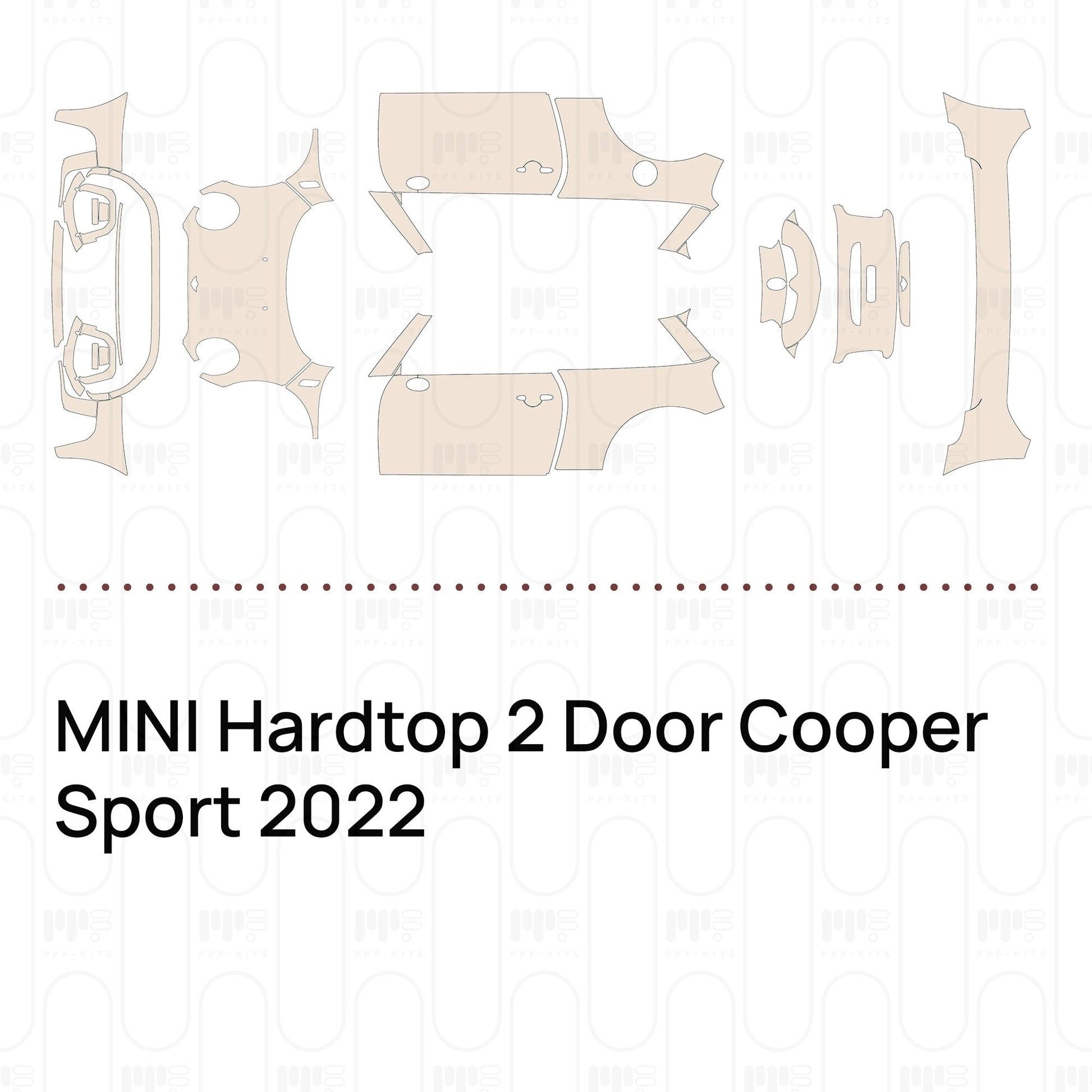 Pre-CutPPFMINIHardtop2DoorCooperSport2022