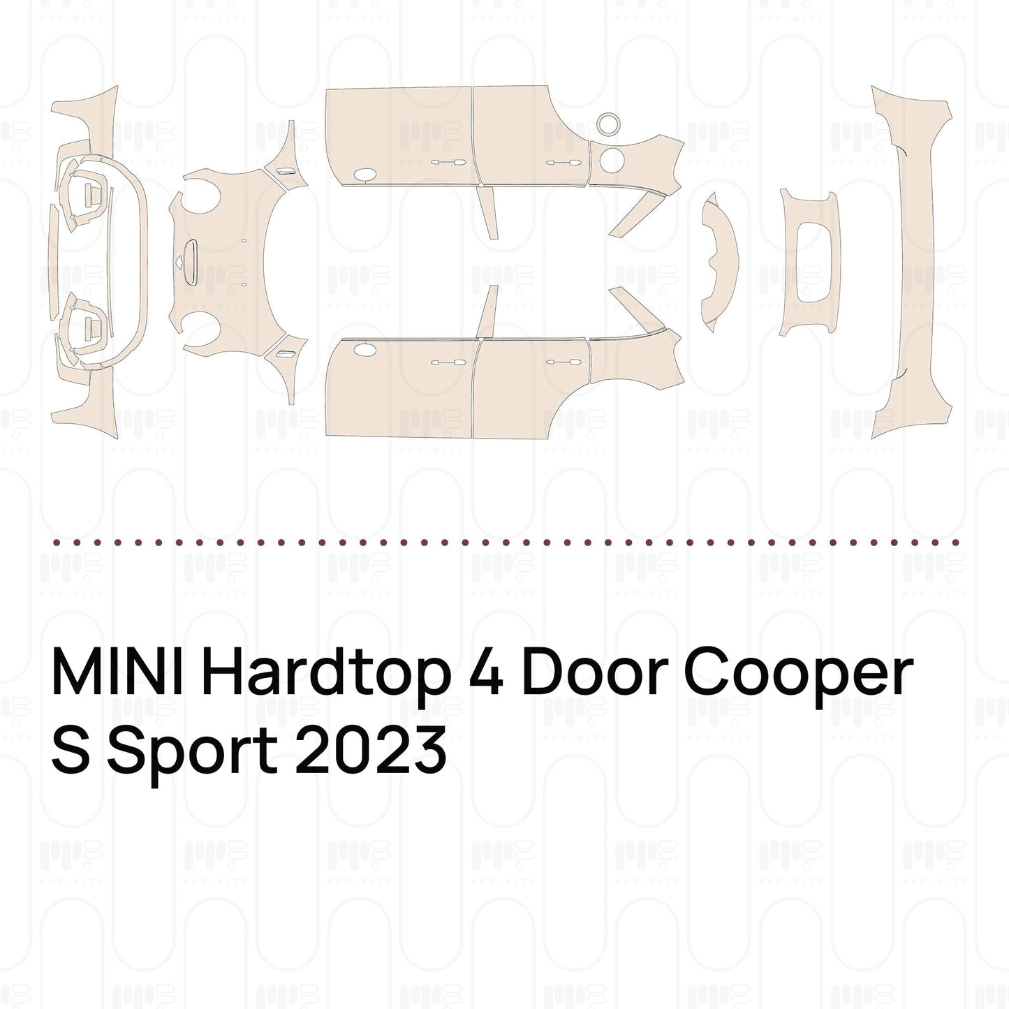 Pre-CutPPFMINIHardtop4DoorCooperSSport2023