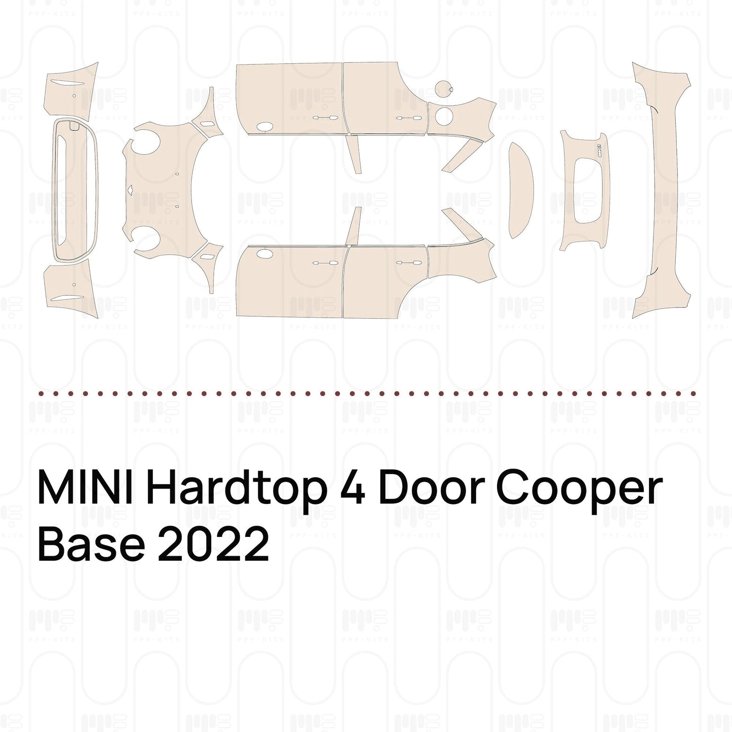 Pre-CutPPFMINIHardtop4DoorCooperBase2022