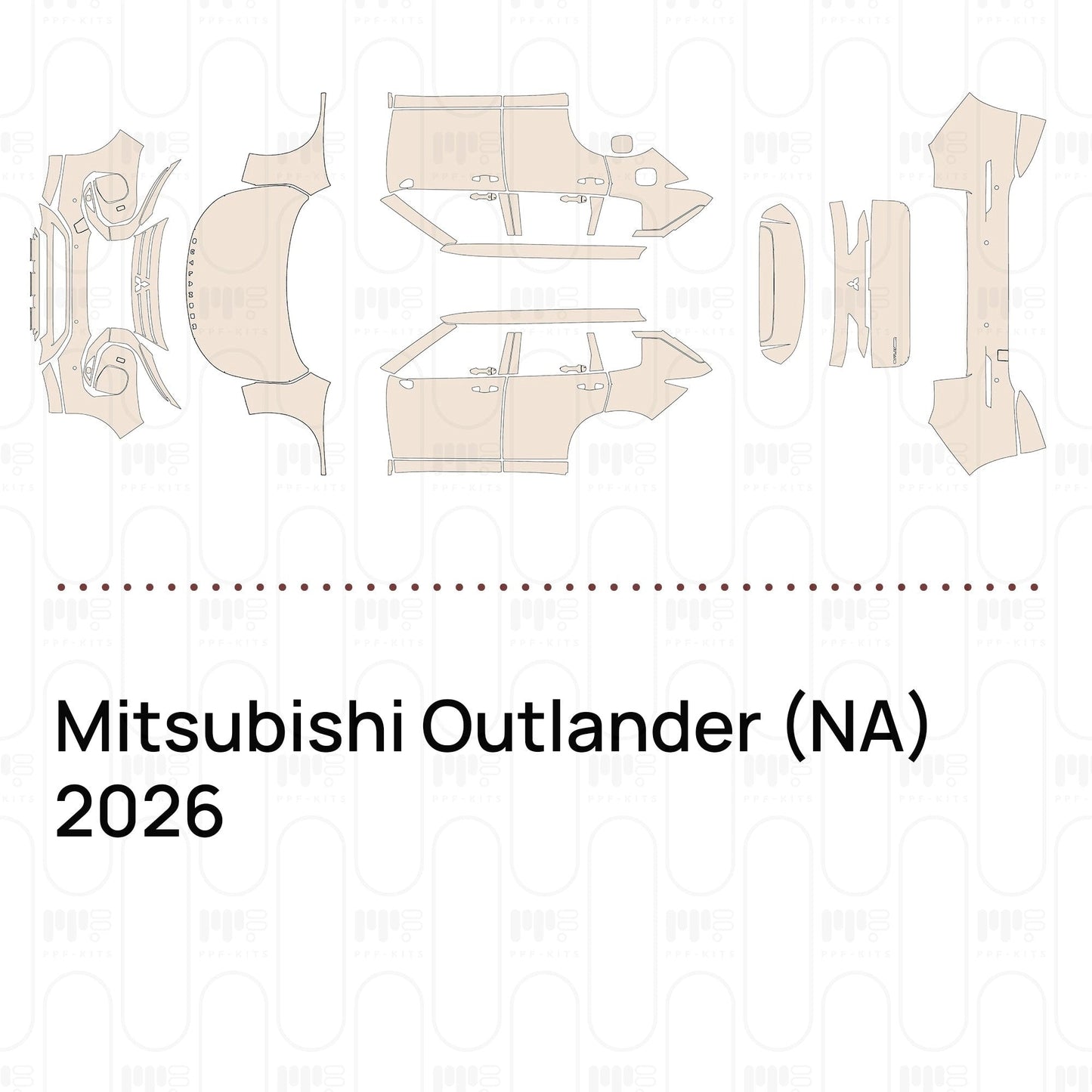 Pre-CutPPFMitsubishiOutlander(NA)2026