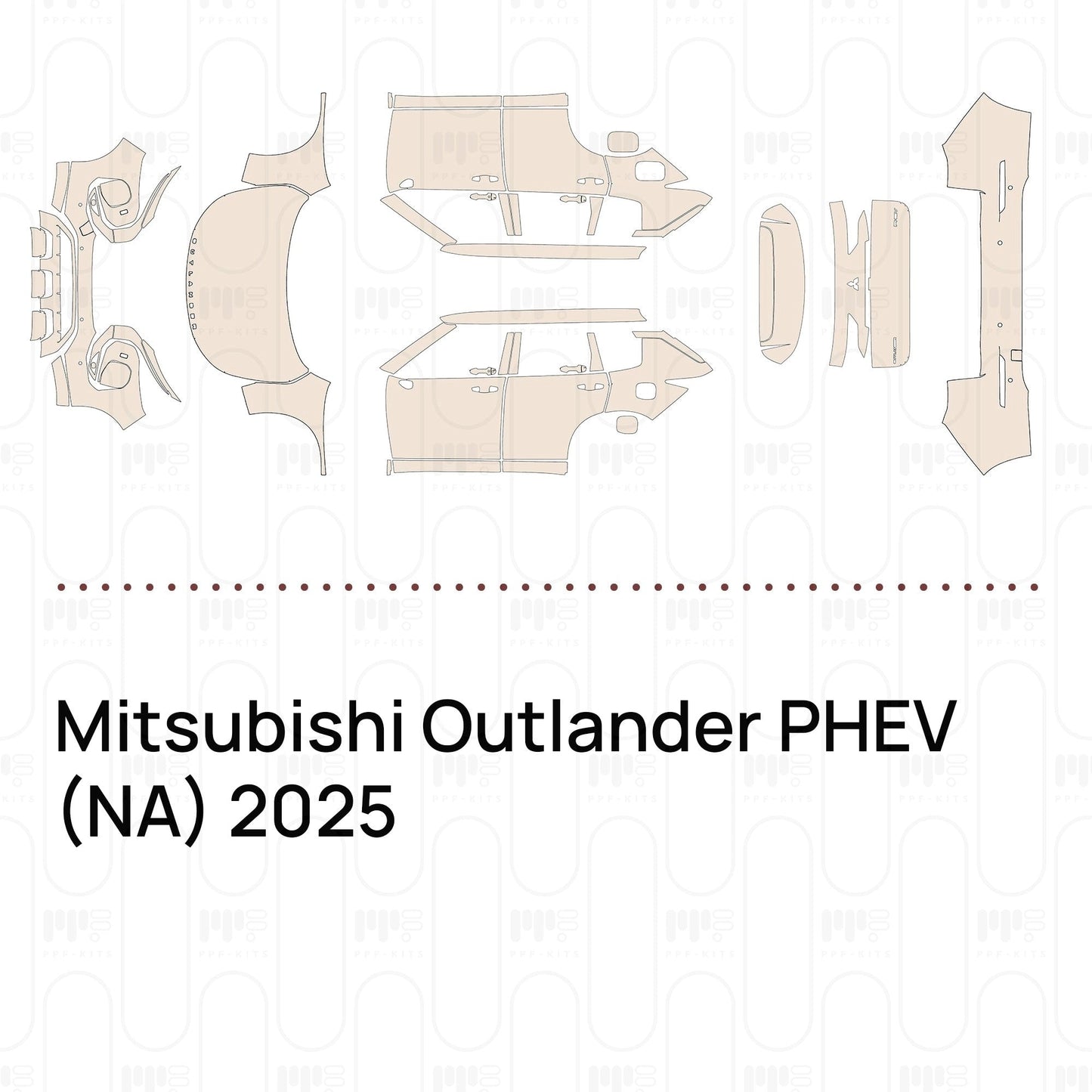 Pre-CutPPFMitsubishiOutlanderPHEV(NA)2025