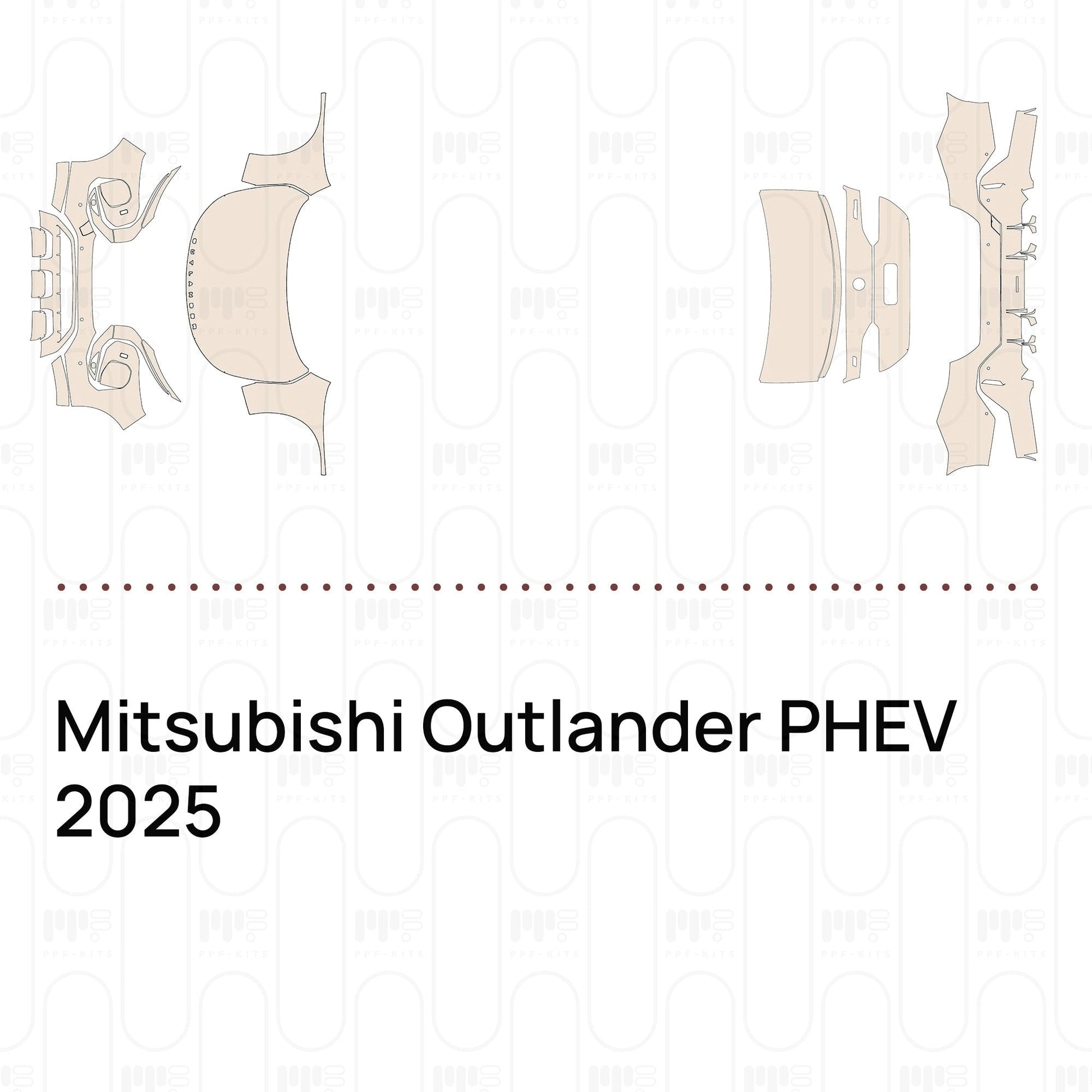 Pre-CutPPFMitsubishiOutlanderPHEV2025