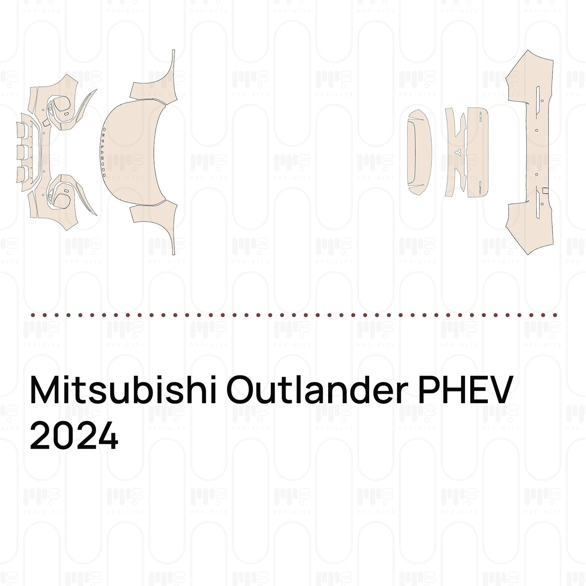 Pre-CutPPFMitsubishiOutlanderPHEV2024