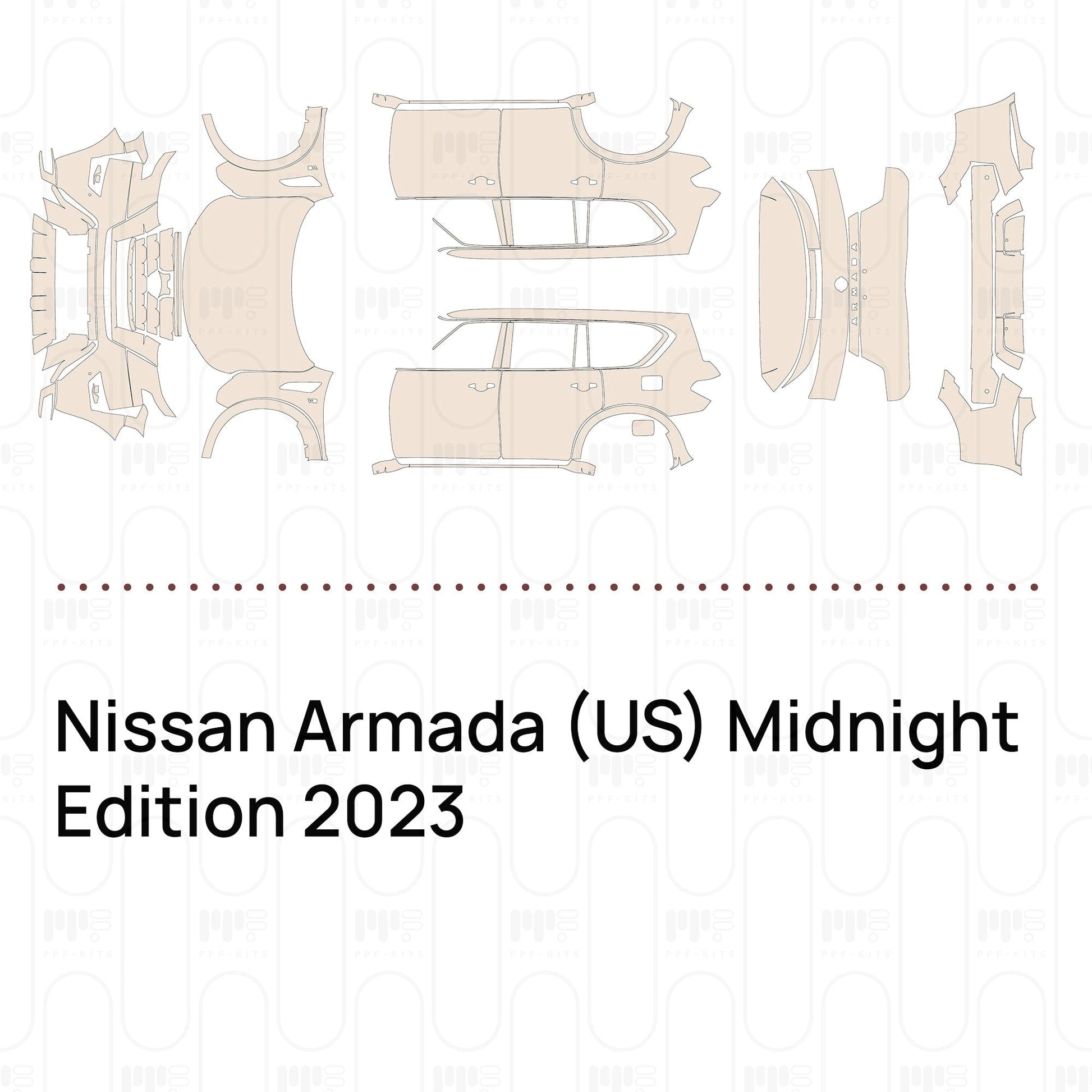 Pre-CutPPFNissanArmada(US)MidnightEdition2023