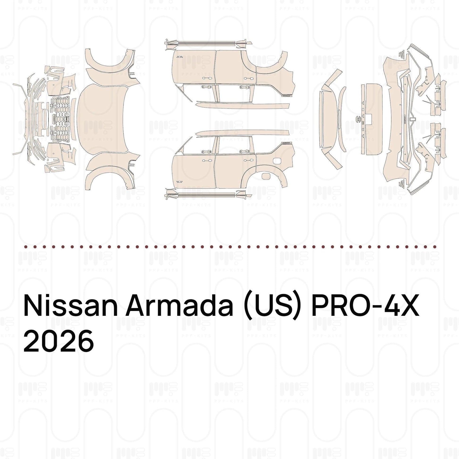 Pre-CutPPFNissanArmada(US)PRO-4X2026