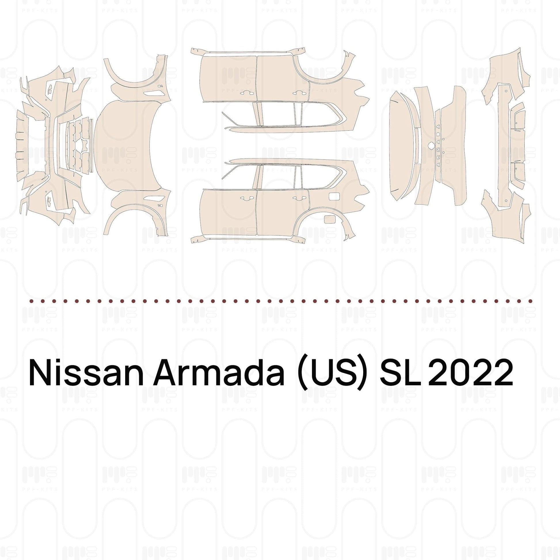 Pre-CutPPFNissanArmada(US)SL2022