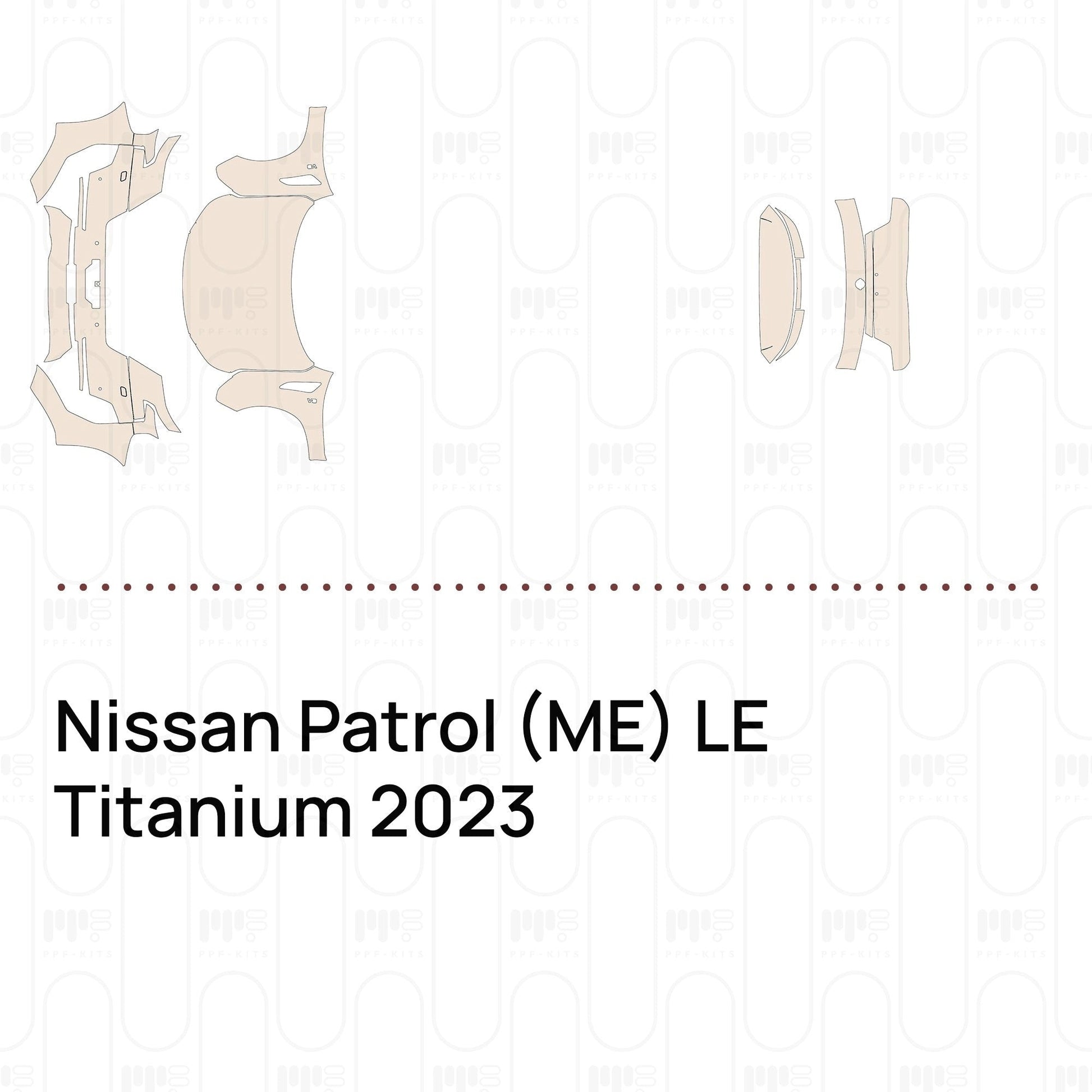 Pre-CutPPFNissanPatrol(ME)LETitanium2023