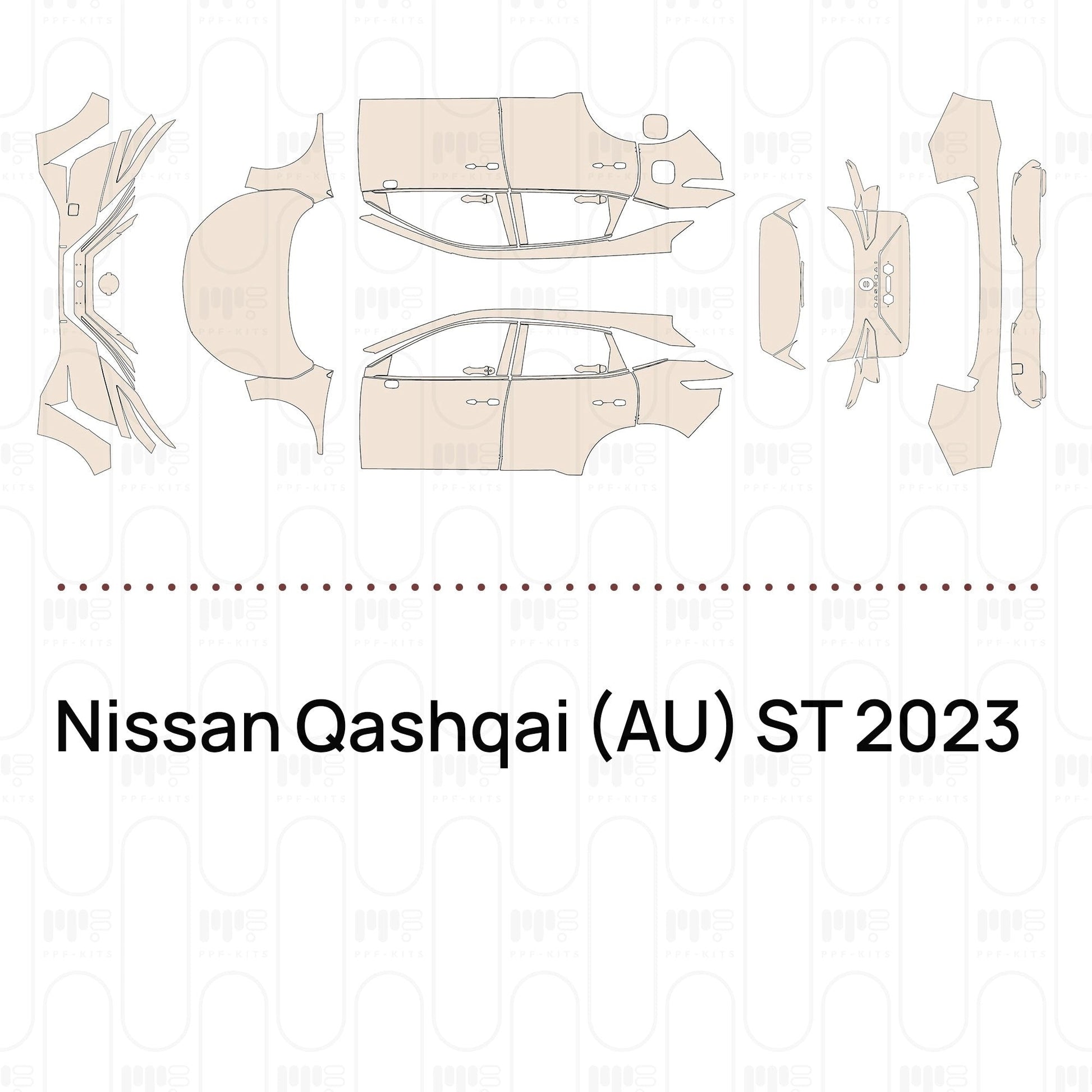 Pre-CutPPFNissanQashqai(AU)ST2023
