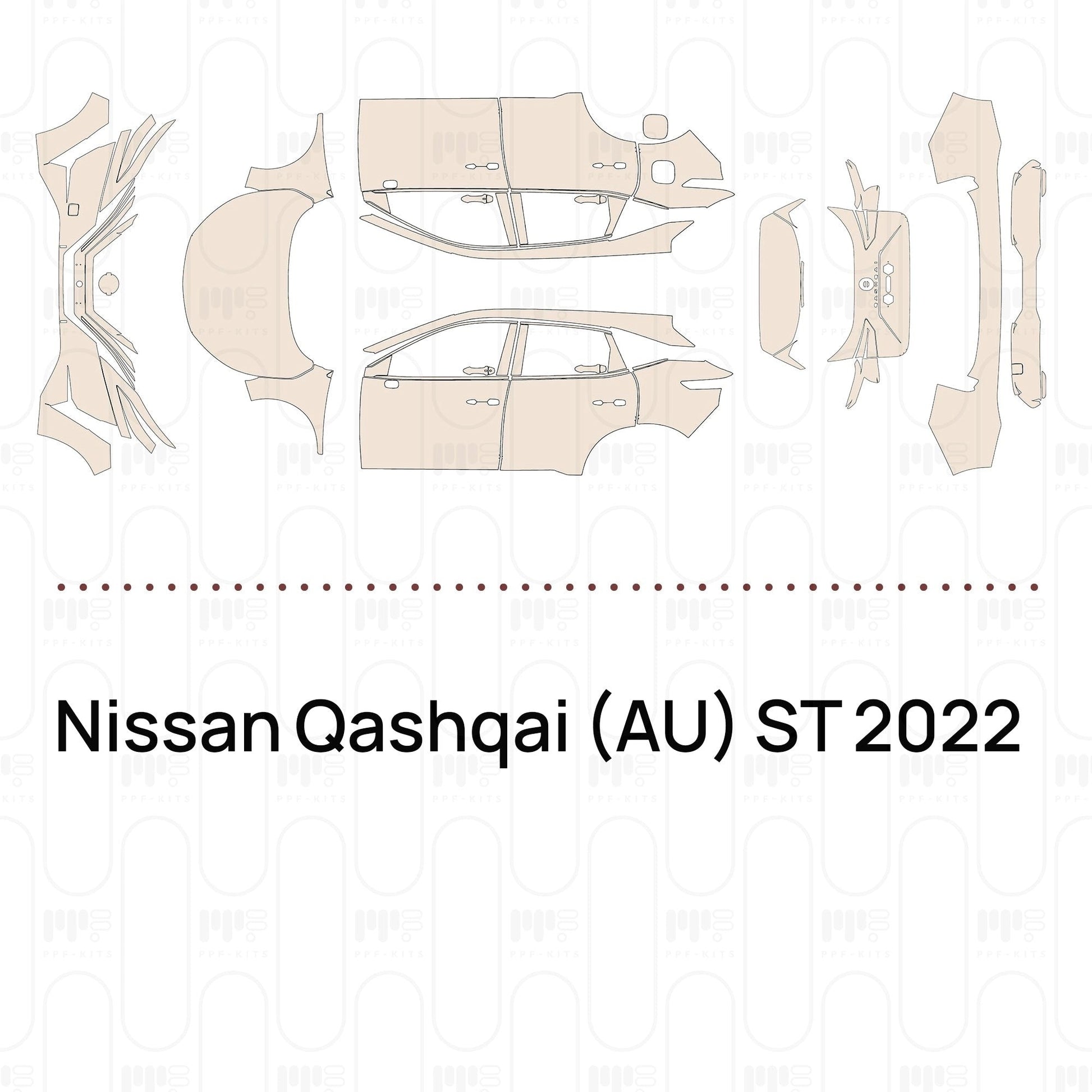 Pre-CutPPFNissanQashqai(AU)ST2022