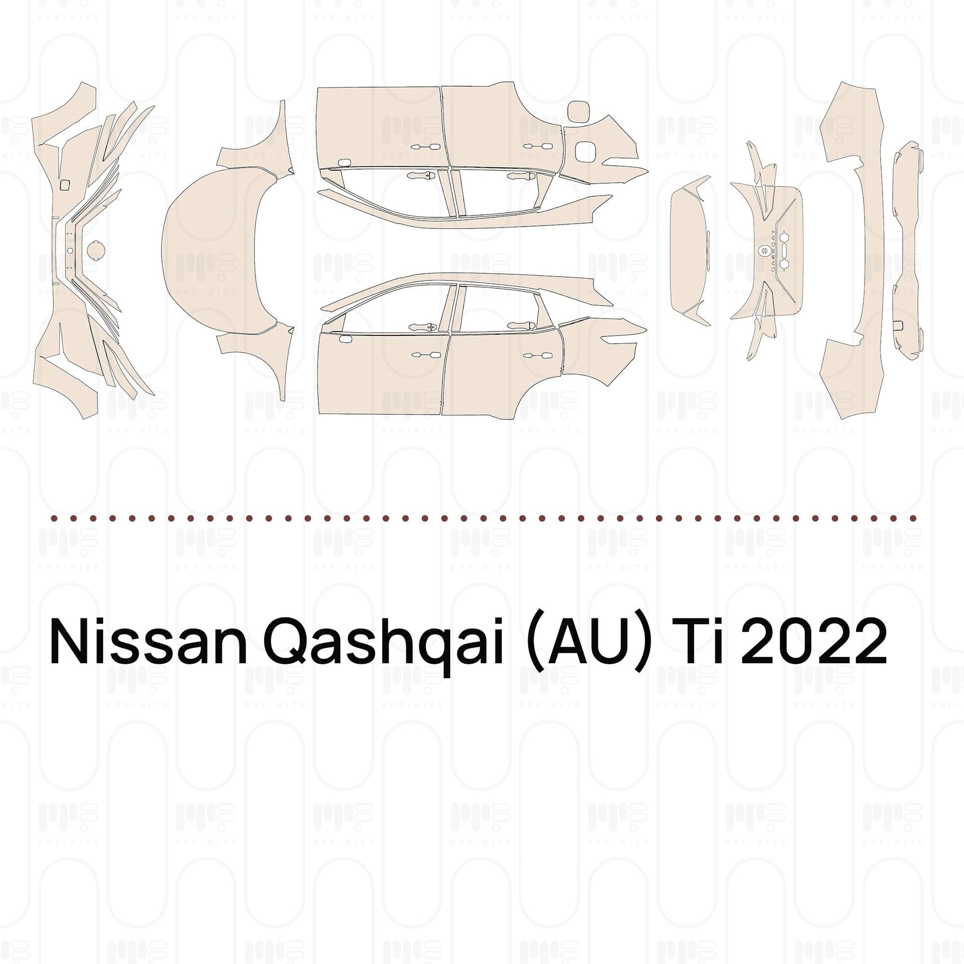Pre-CutPPFNissanQashqai(AU)Ti2022