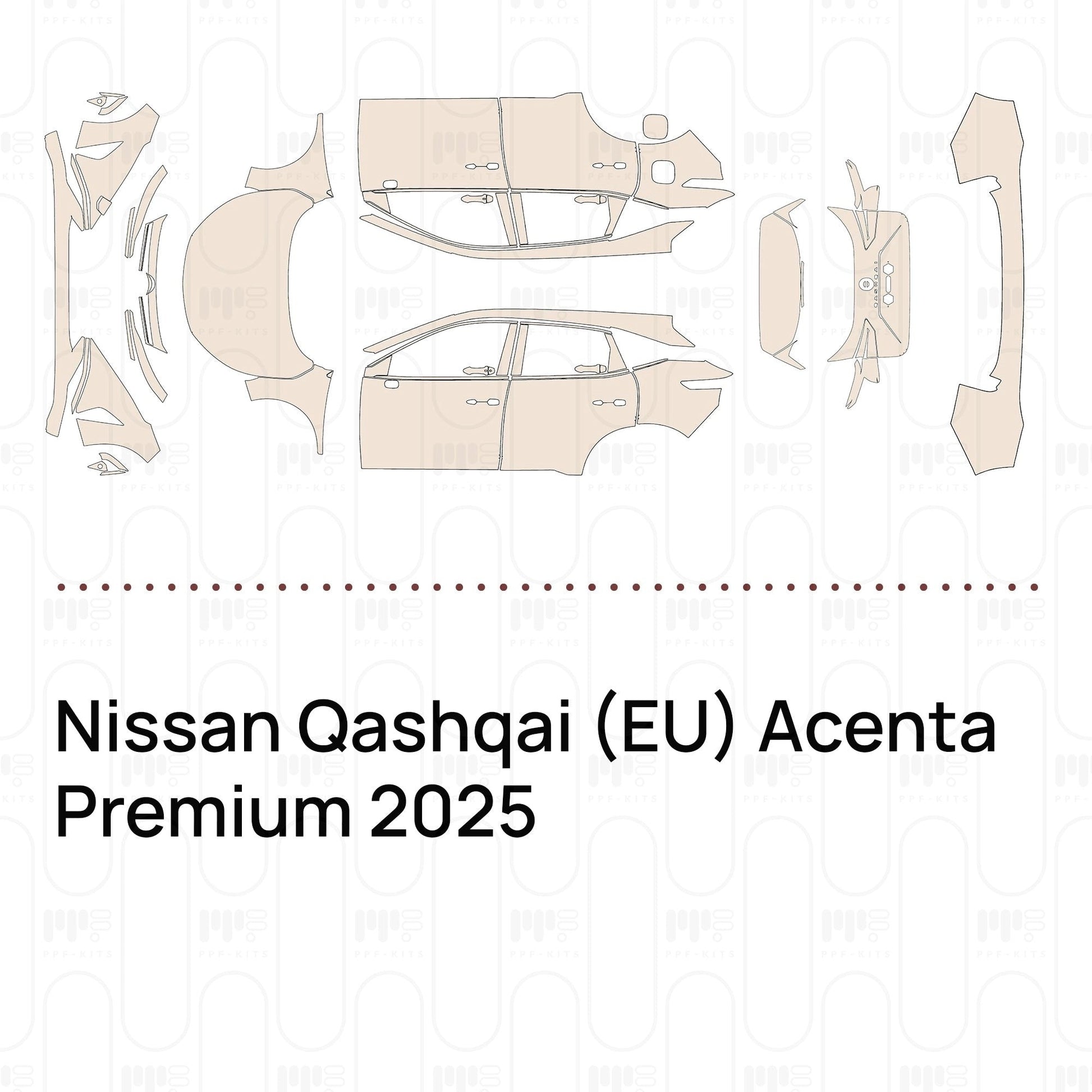Pre-CutPPFNissanQashqai(EU)AcentaPremium2025