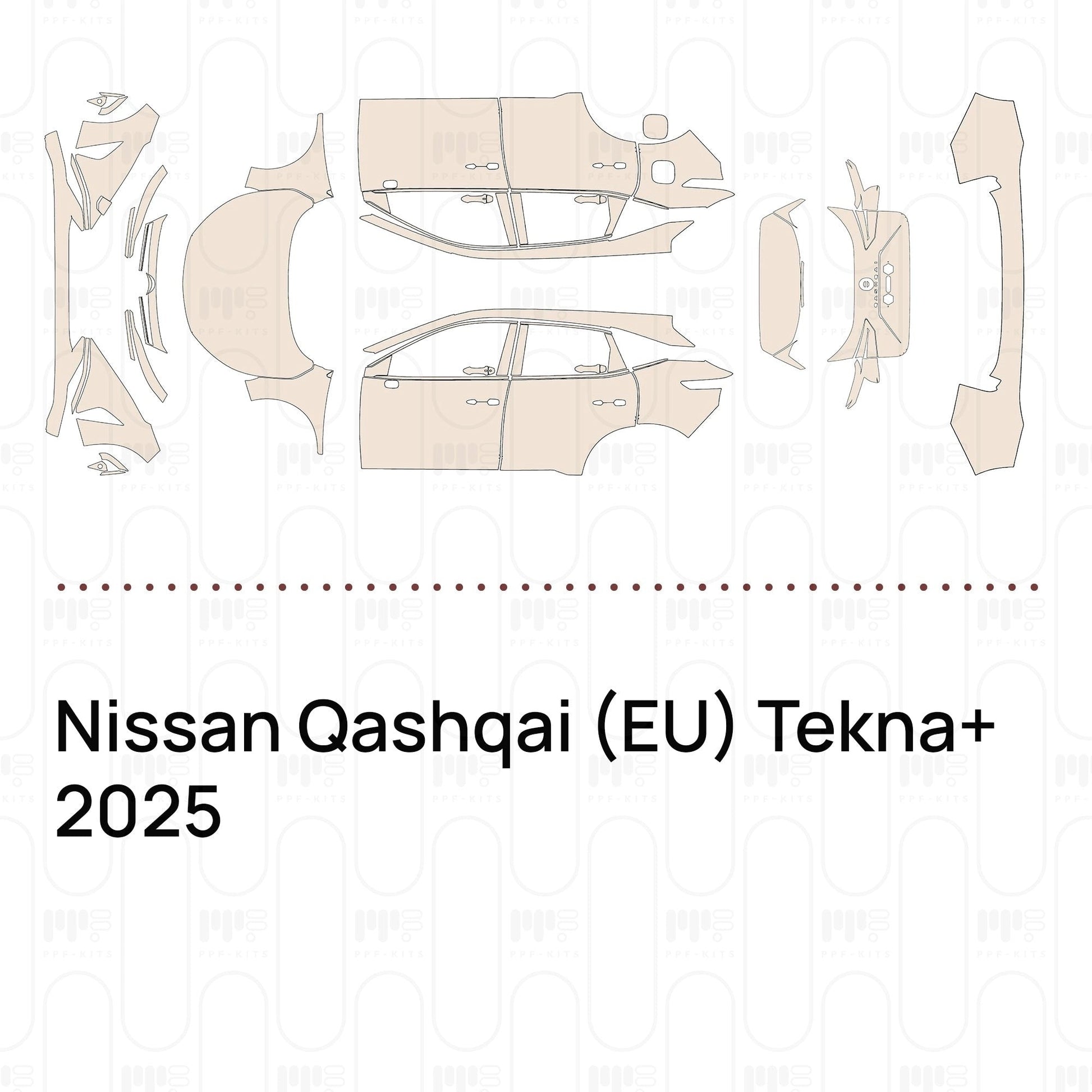 Pre-CutPPFNissanQashqai(EU)Tekna+2025