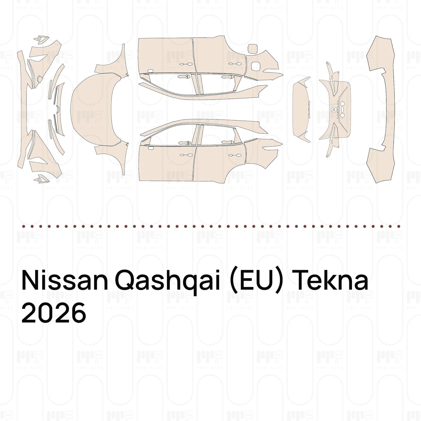 Pre-CutPPFNissanQashqai(EU)Tekna2026
