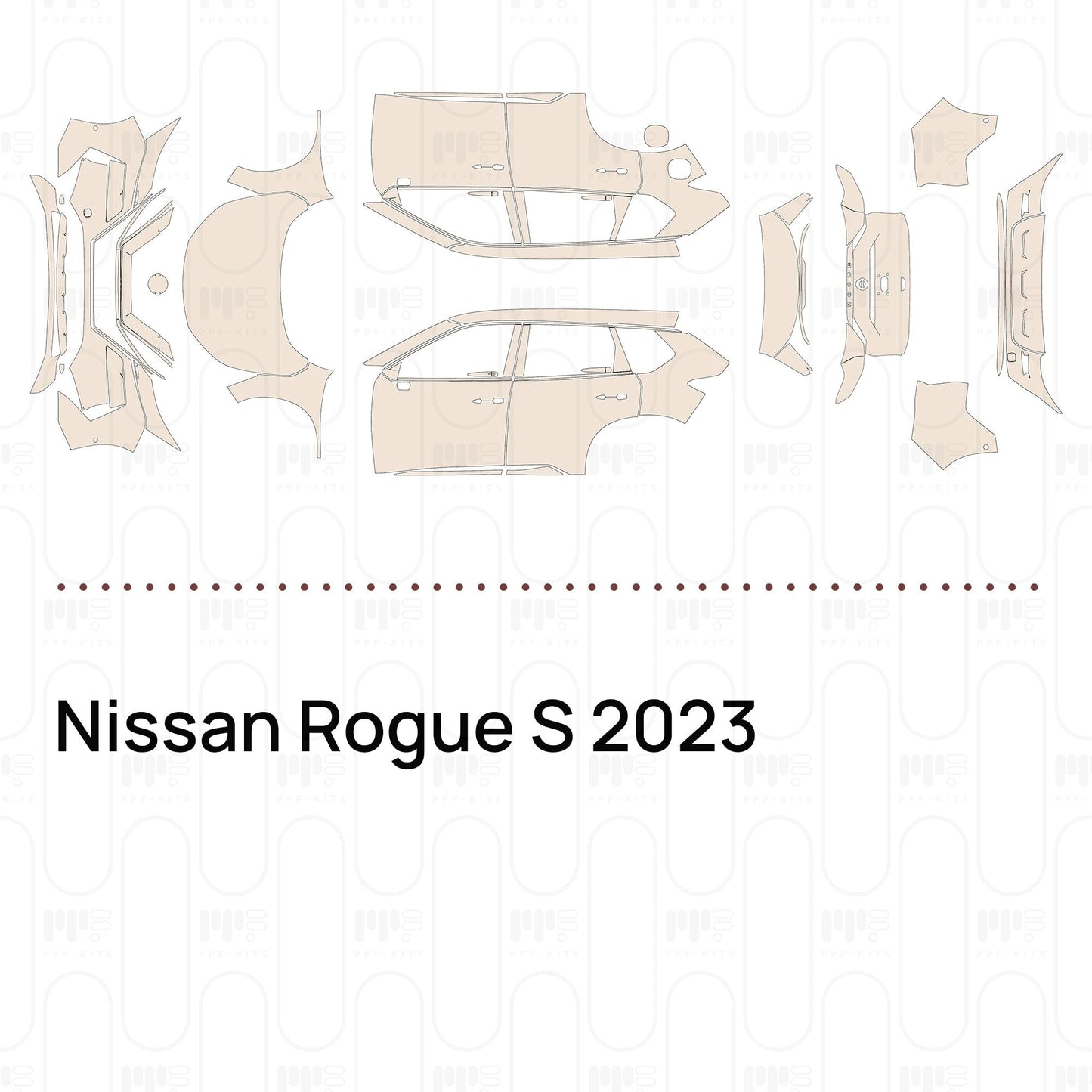 Pre-CutPPFNissanRogueS2023