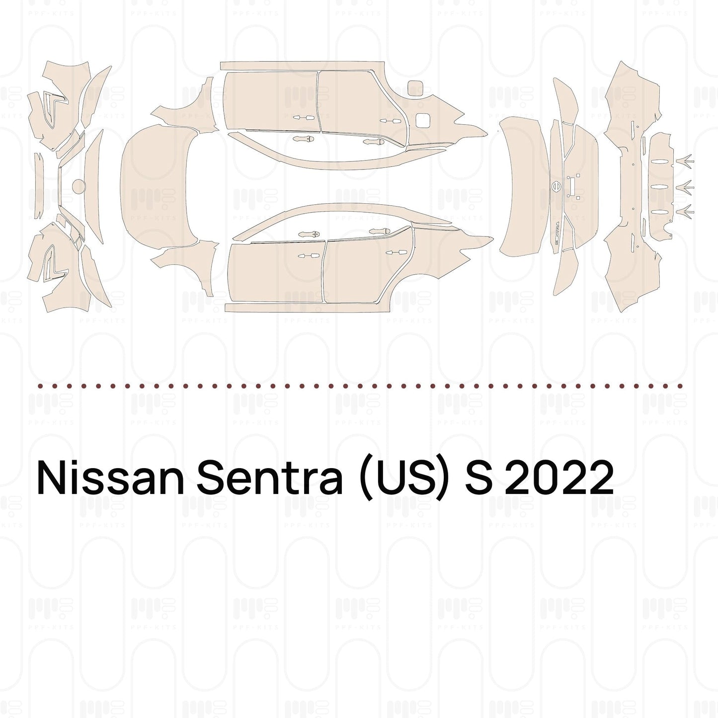 Pre-CutPPFNissanSentra(US)S2022