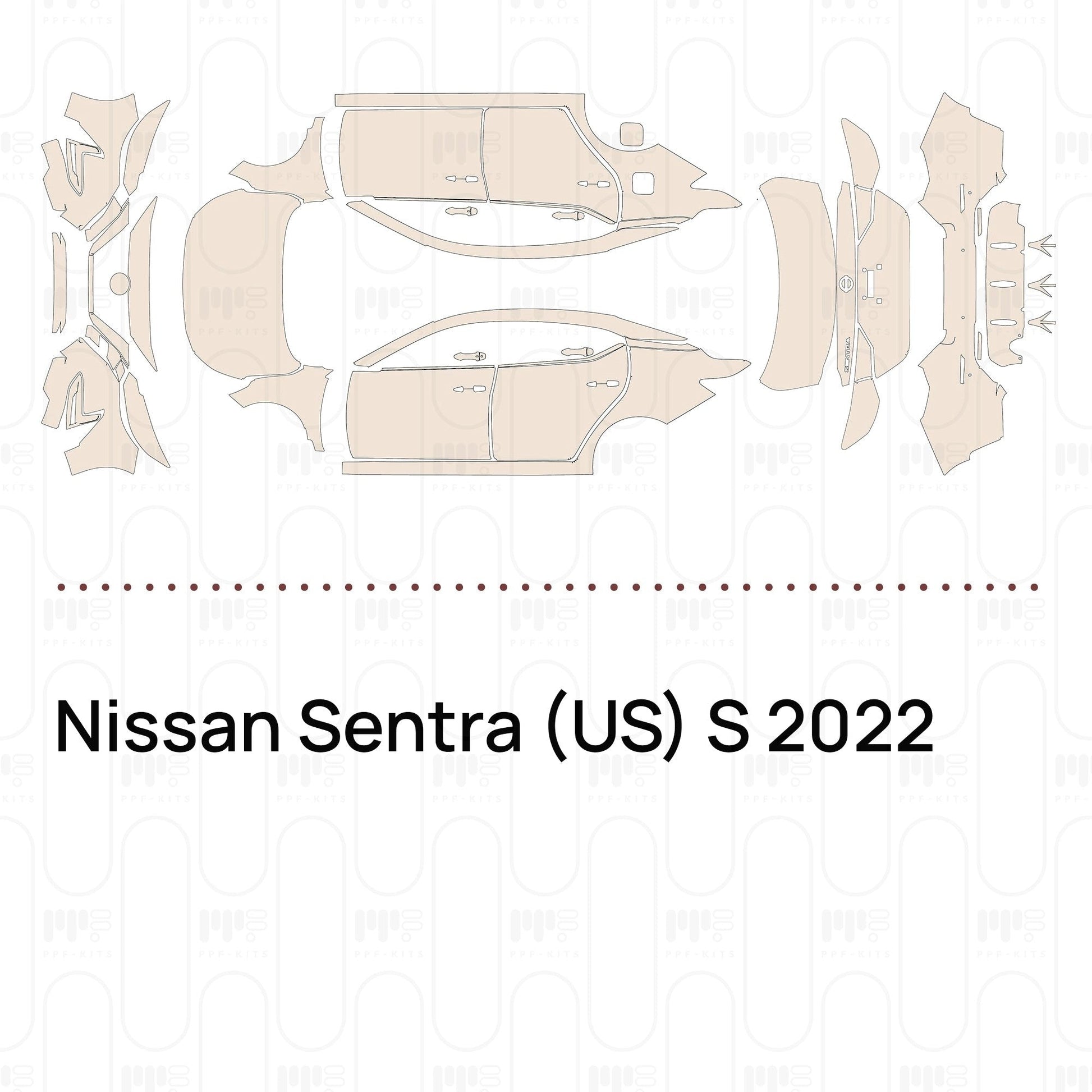 Pre-CutPPFNissanSentra(US)S2022