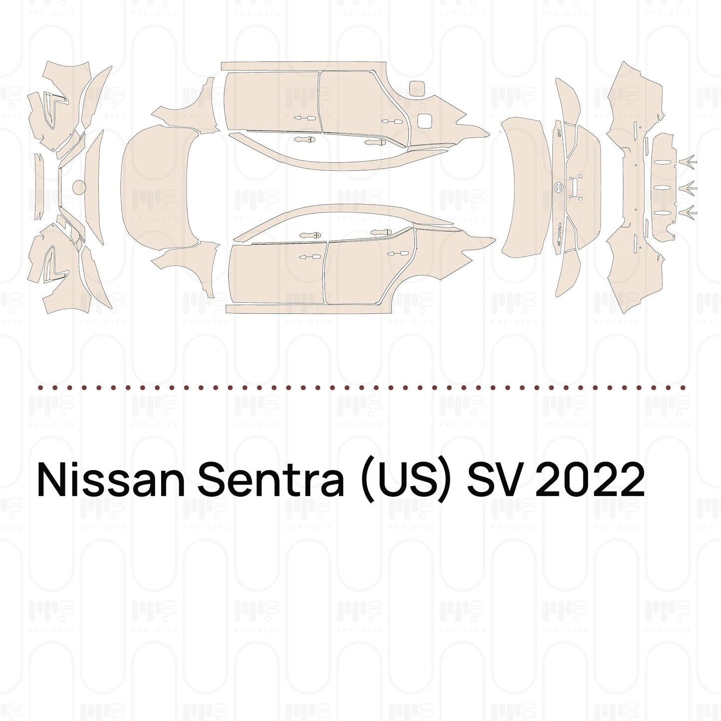 Pre-CutPPFNissanSentra(US)SV2022