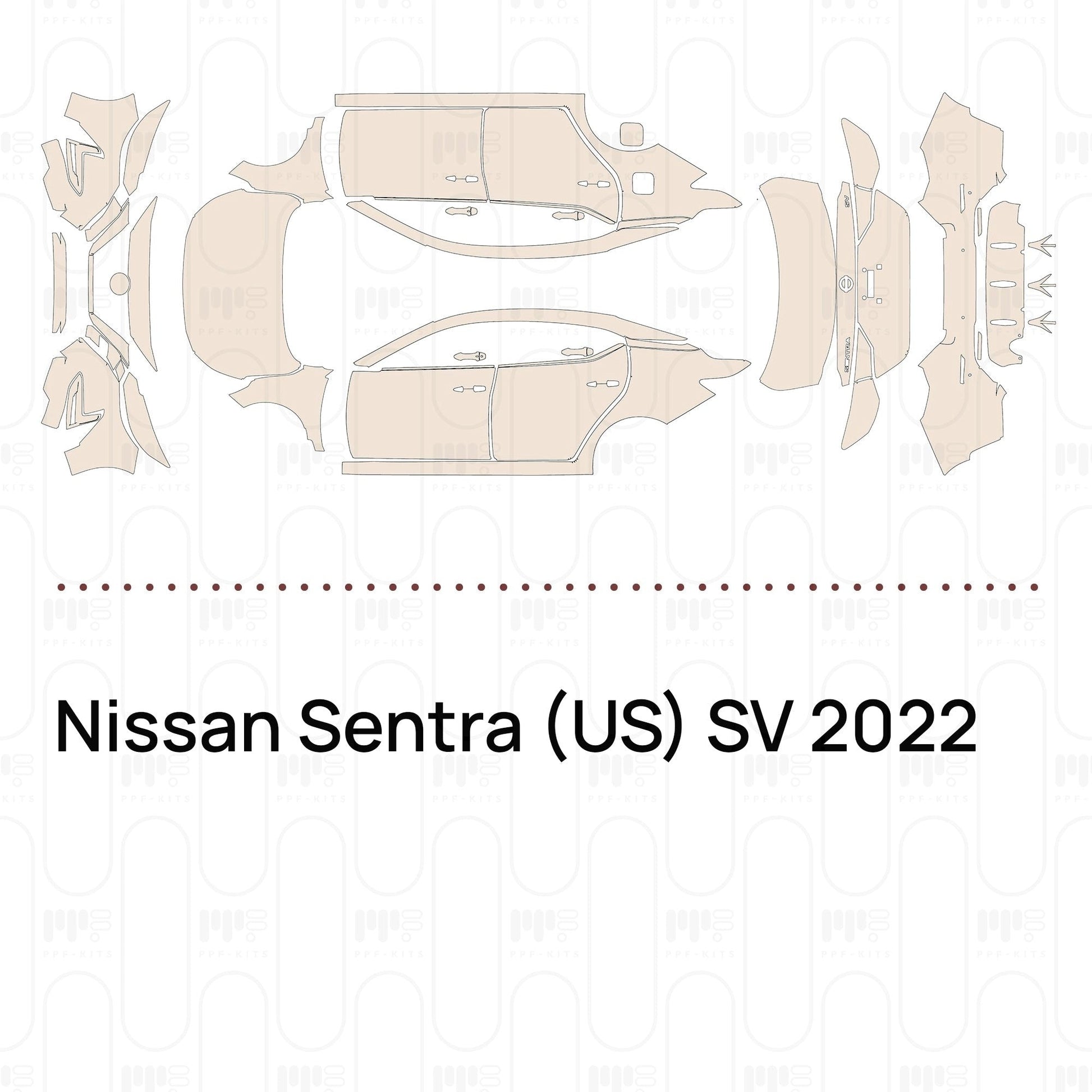 Pre-CutPPFNissanSentra(US)SV2022