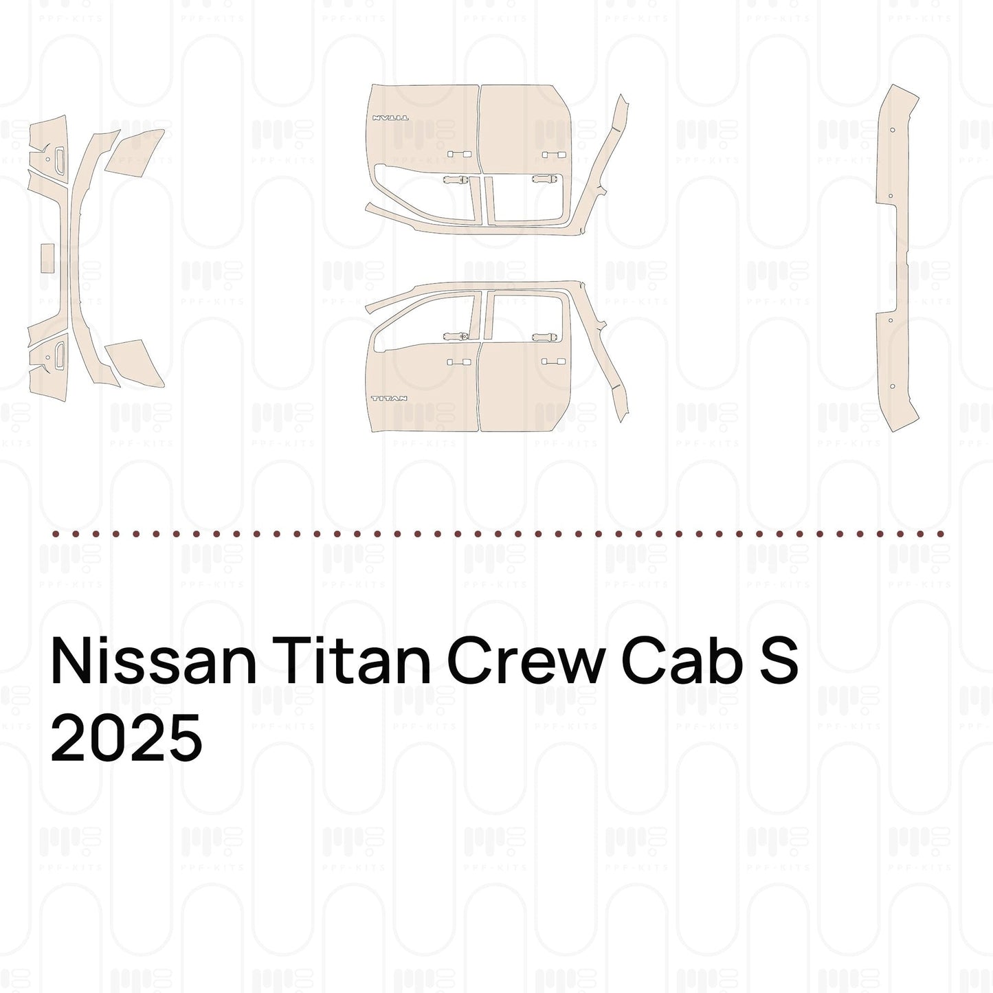 Pre-CutPPFNissanTitanCrewCabS2025