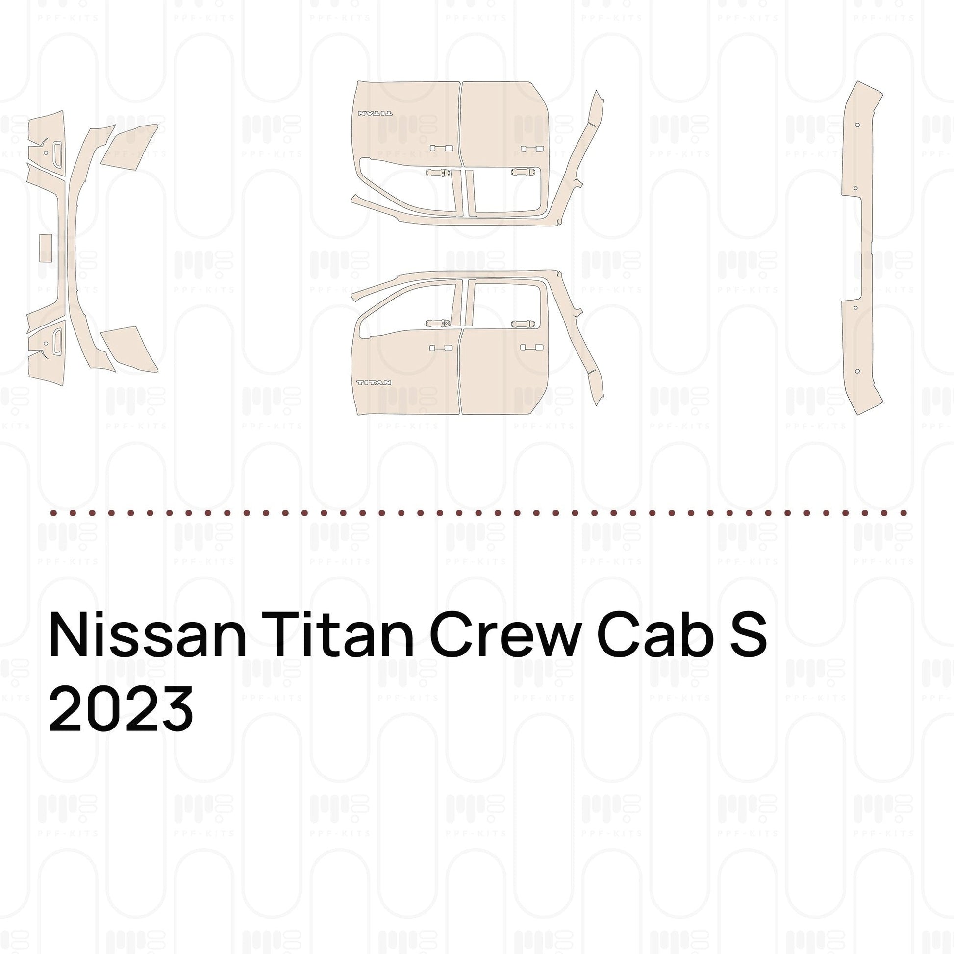 Pre-CutPPFNissanTitanCrewCabS2023