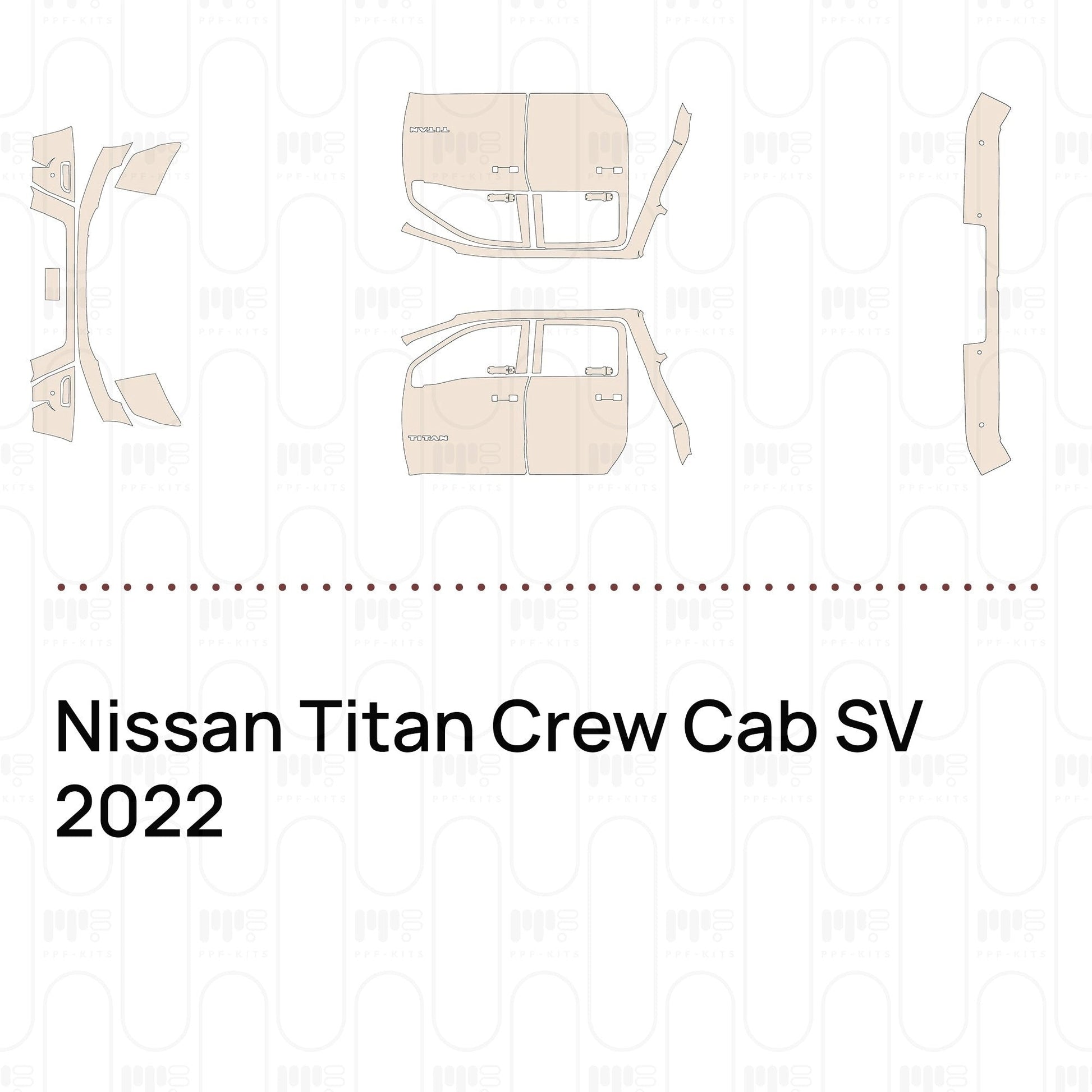 Pre-CutPPFNissanTitanCrewCabSV2022