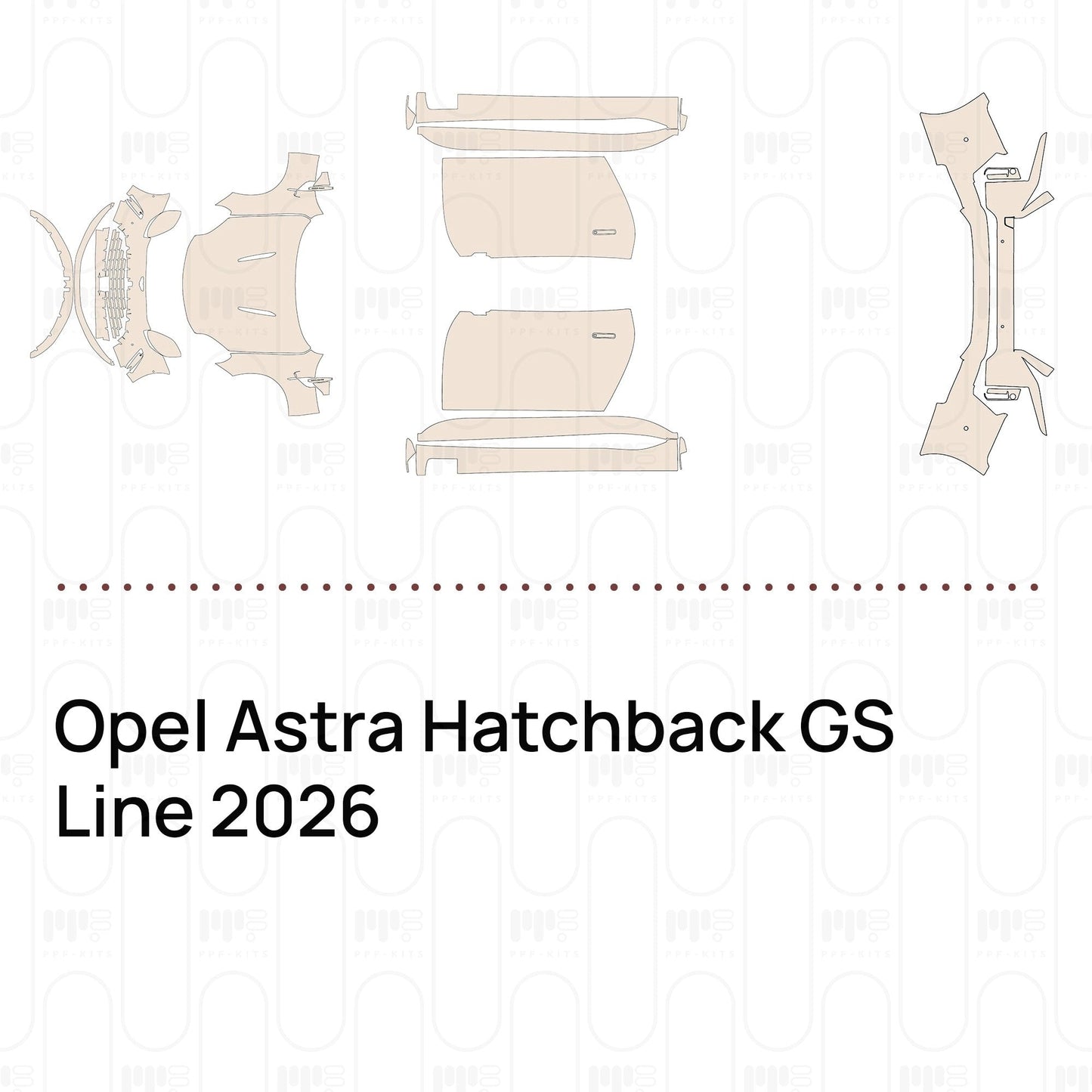 Pre-CutPPFOpelAstraHatchbackGSLine2026