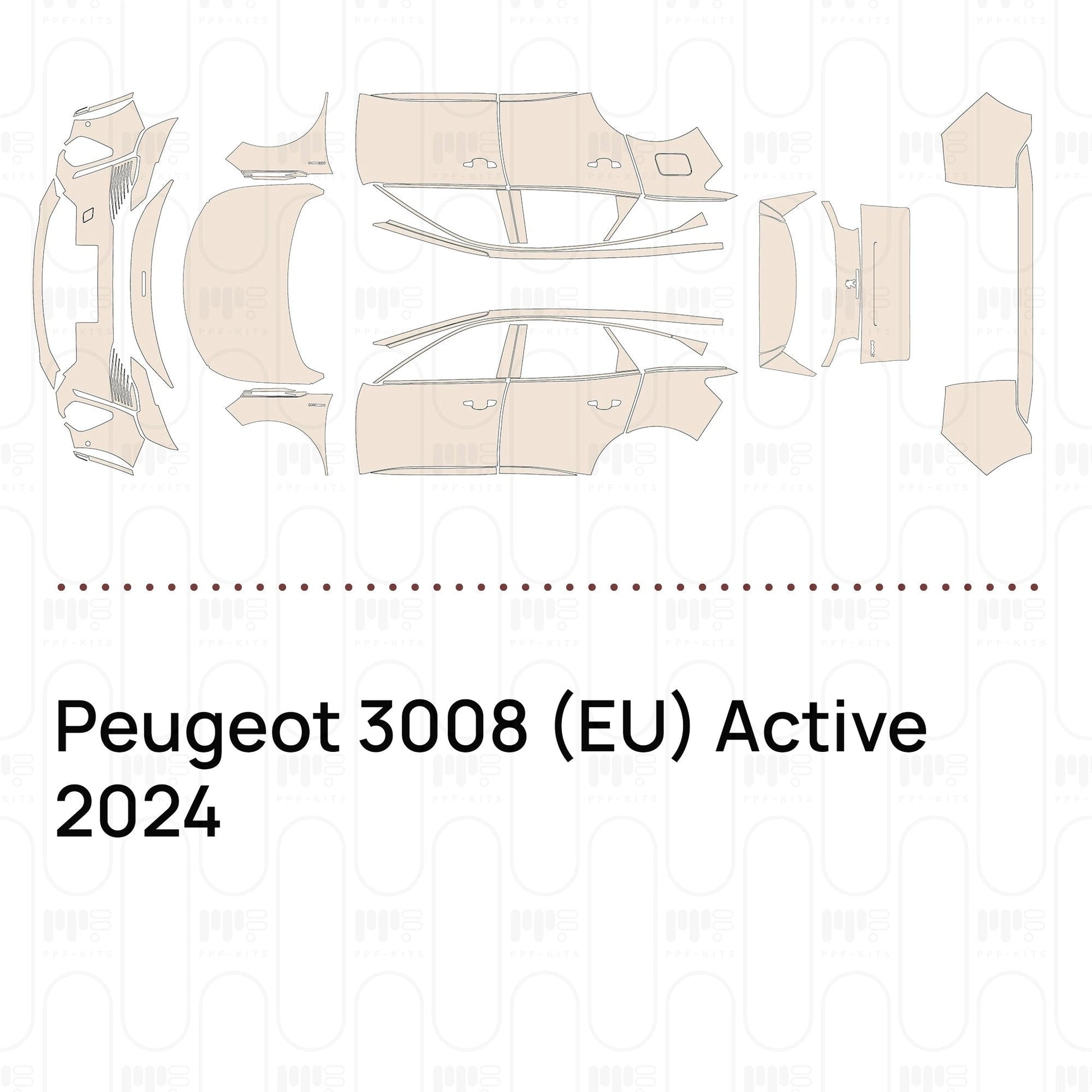 Pre-CutPPFPeugeot3008(EU)Active2024