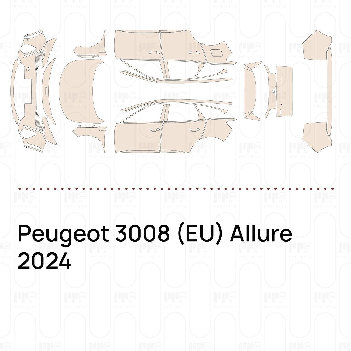Pre-CutPPFPeugeot3008(EU)Allure2024