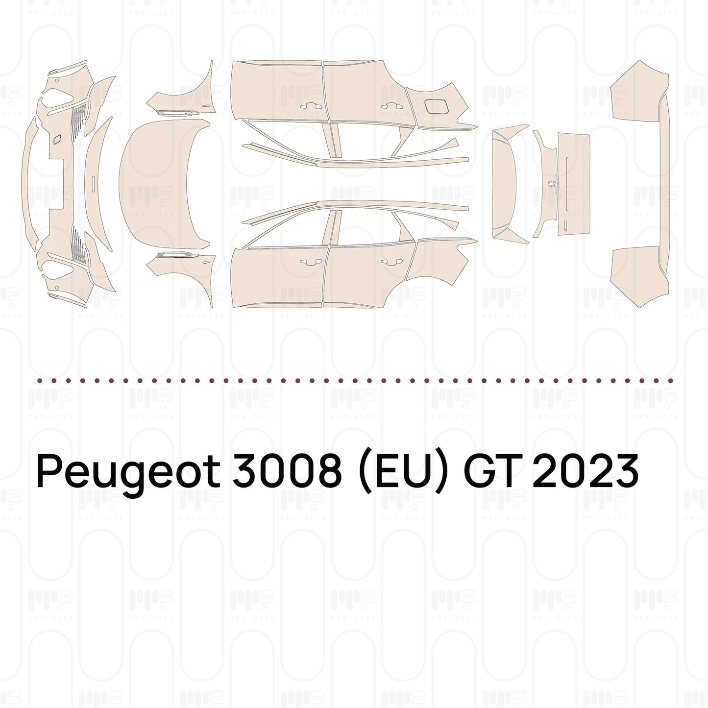 Pre-CutPPFPeugeot3008(EU)GT2023