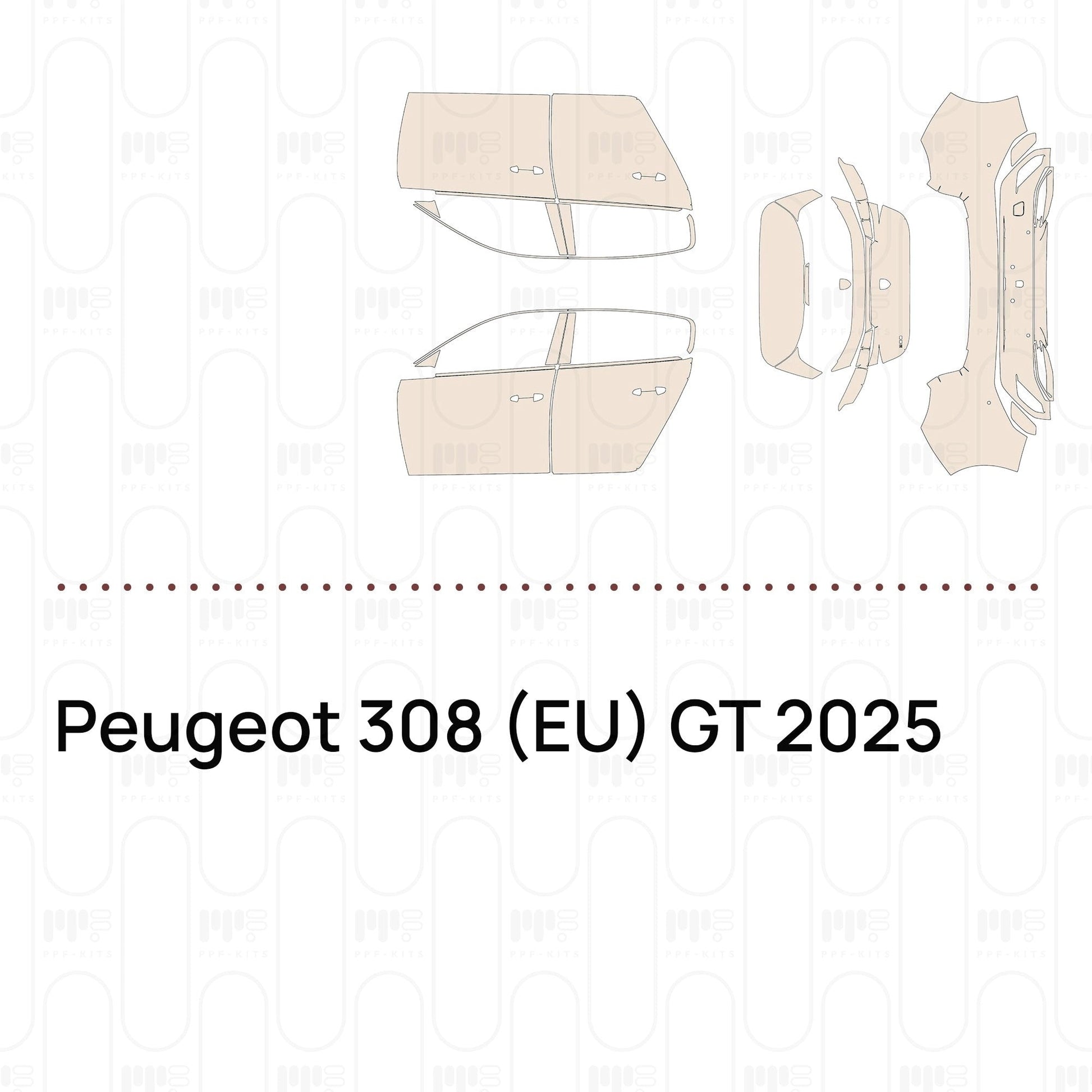 Pre-CutPPFPeugeot308(EU)GT2025