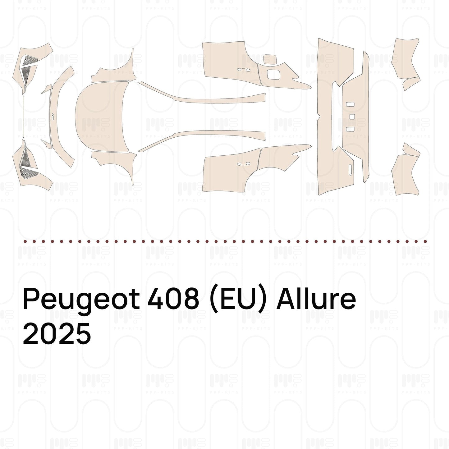 Pre-CutPPFPeugeot408(EU)Allure2025