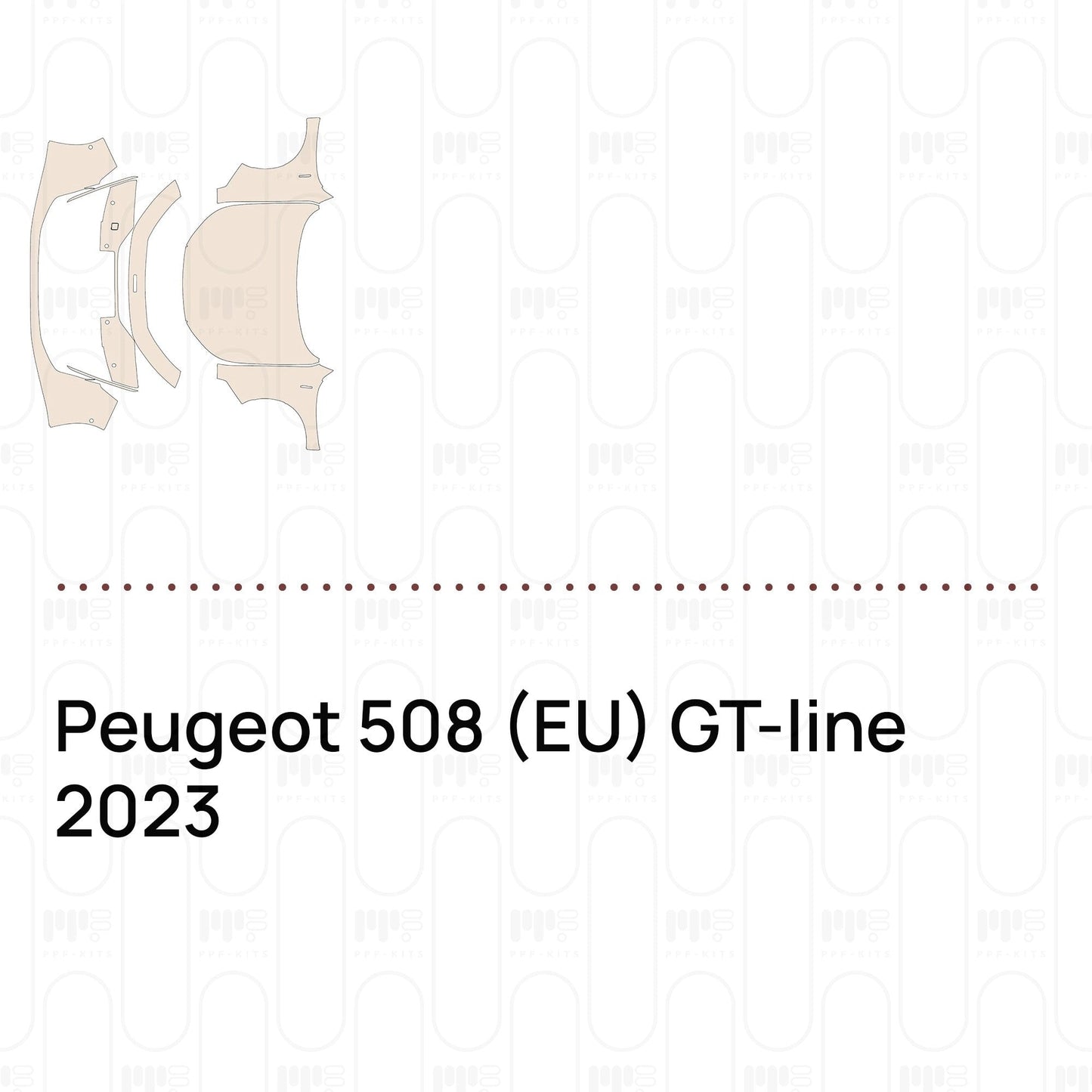 Pre-CutPPFPeugeot508(EU)GT-line2023