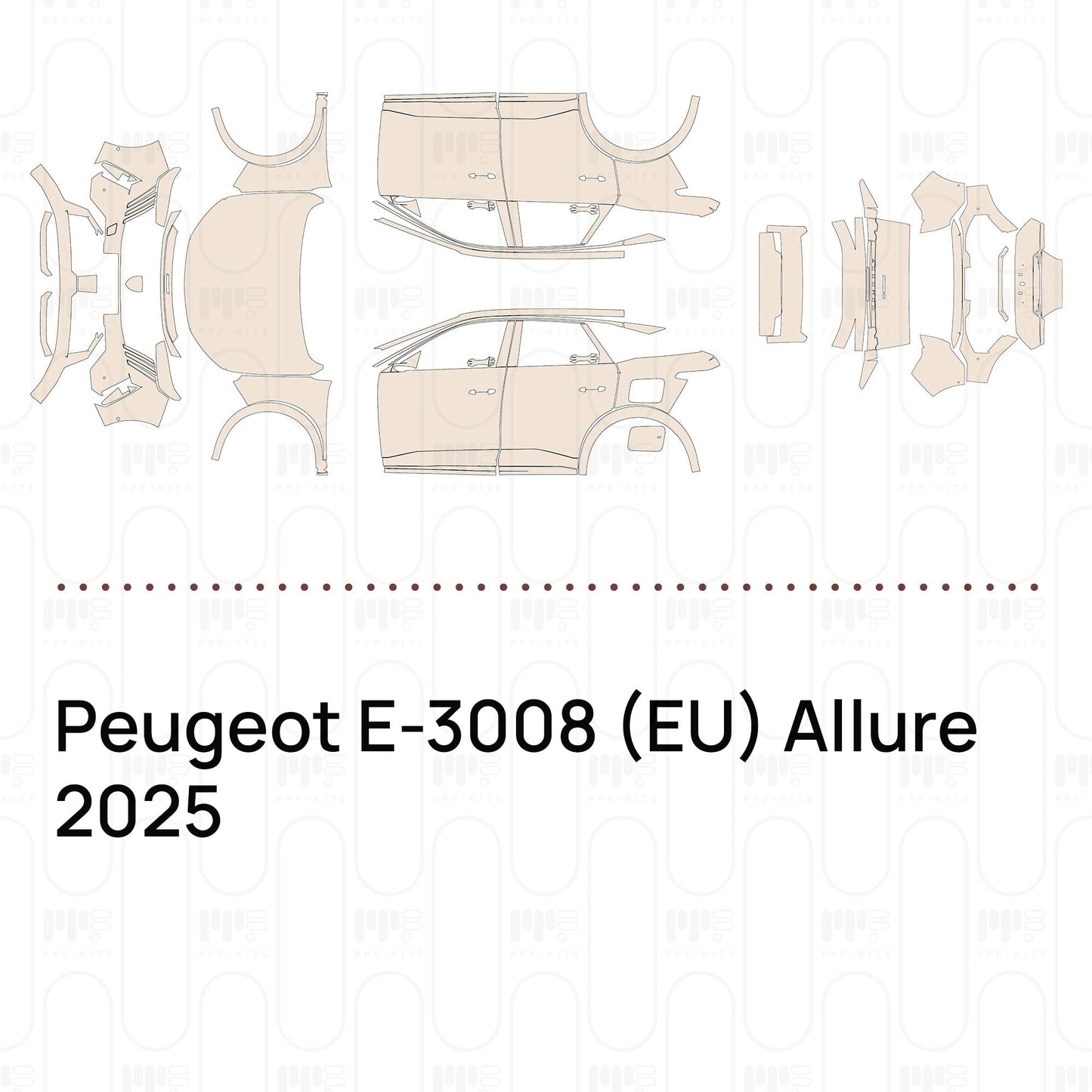 Pre-CutPPFPeugeotE-3008(EU)Allure2025