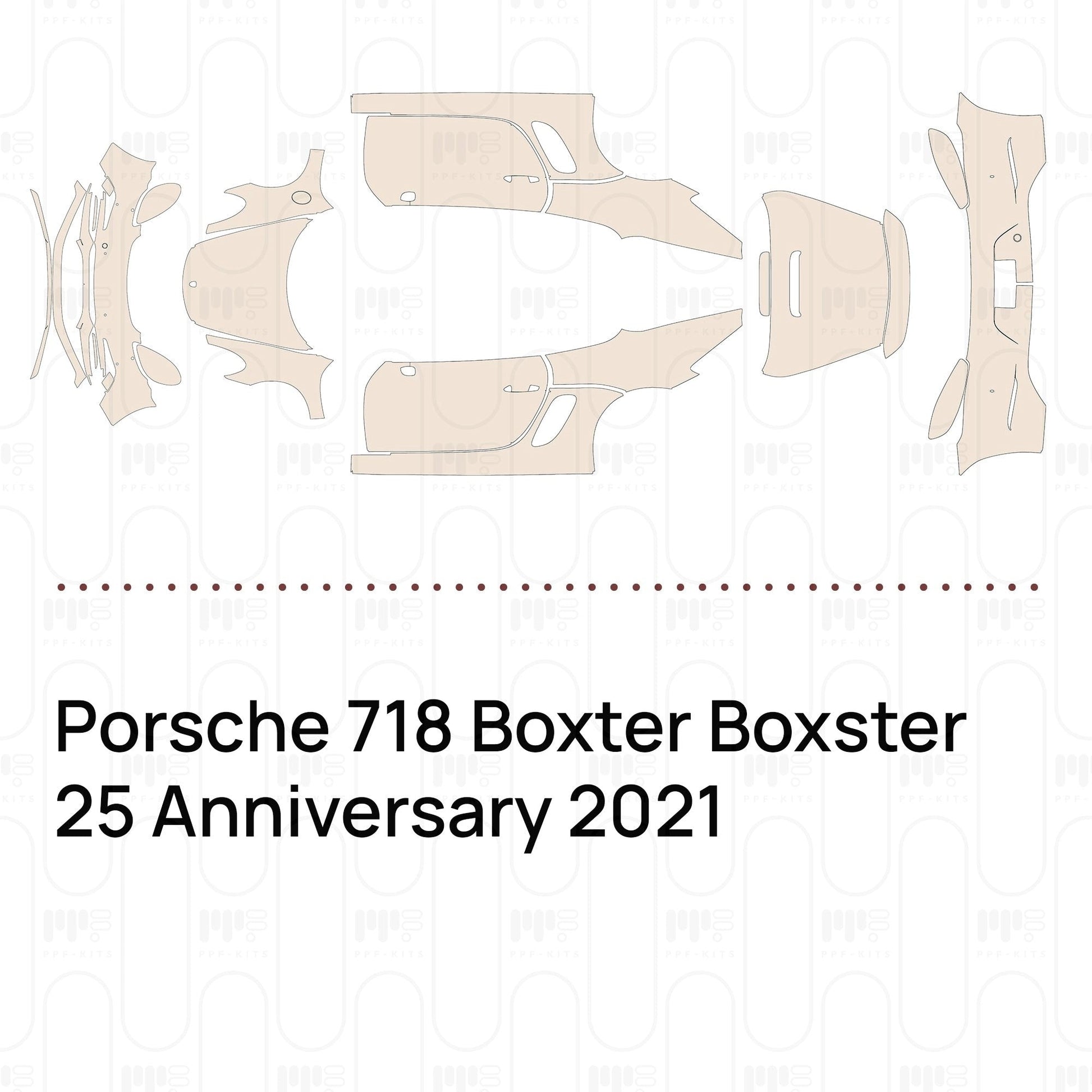 Pre-CutPPFPorsche718BoxterBoxster25Anniversary2021
